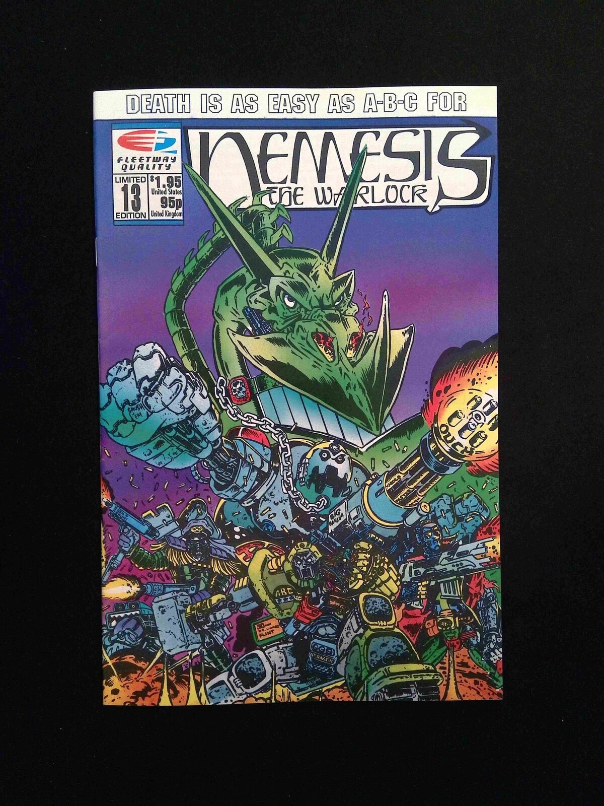 Nemesis The Warlock #13 FLEETWAY/QUALITY Comics 1990 VF