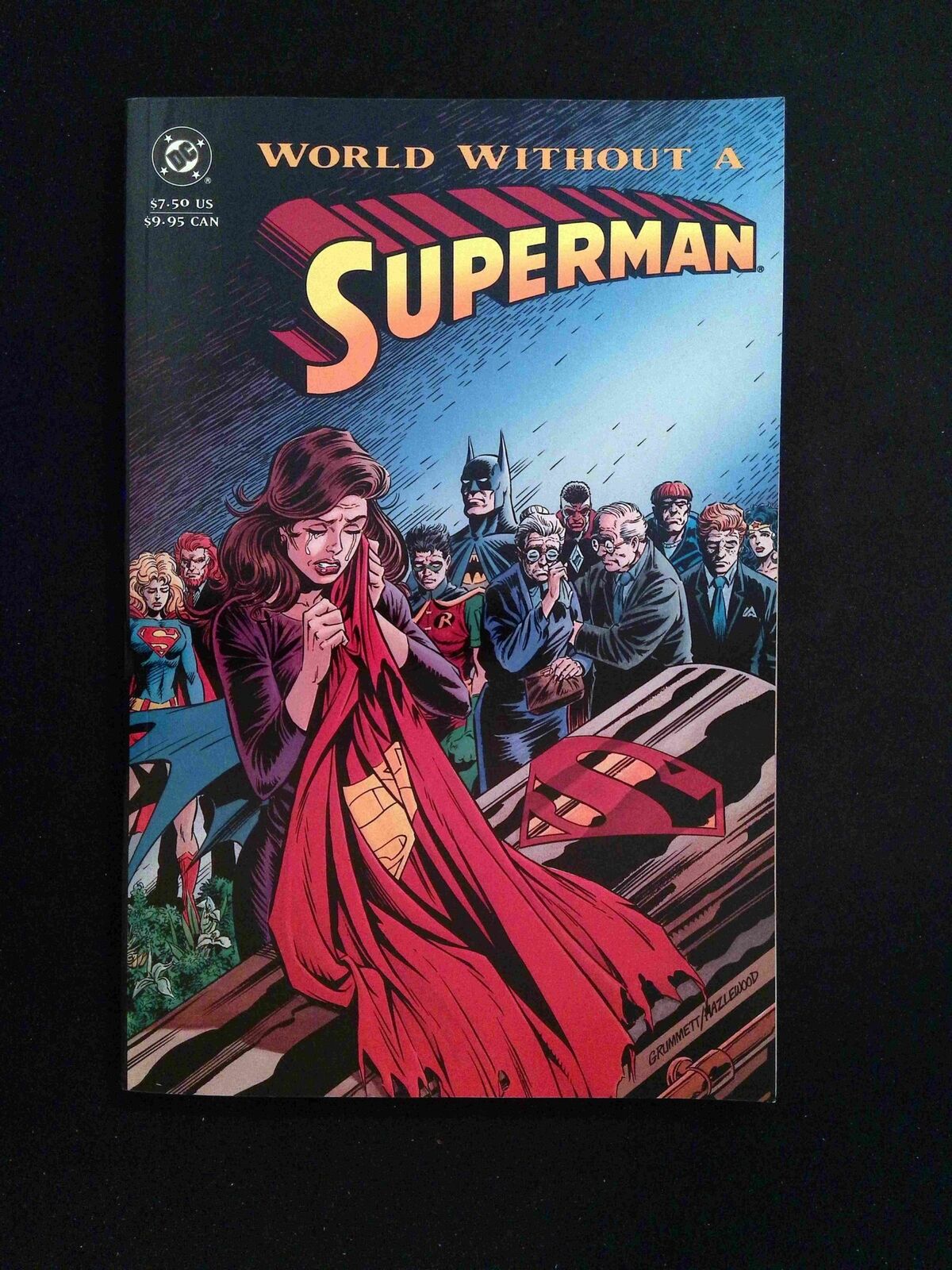 Superman World Without A Superman #1-1st DC Comics 1993 NM- TPB