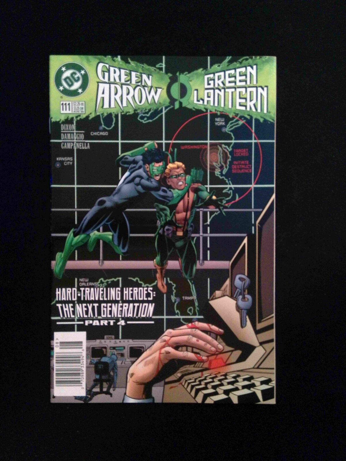 Green Arrow #111 DC Comics 1996 VF+ NEWSSTAND