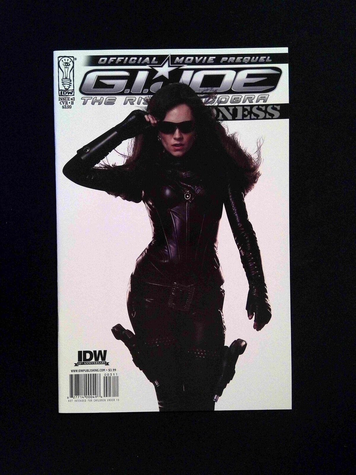GI Joe Movie Prequel #3B IDW Comics 2009 NM VARIANT COVER