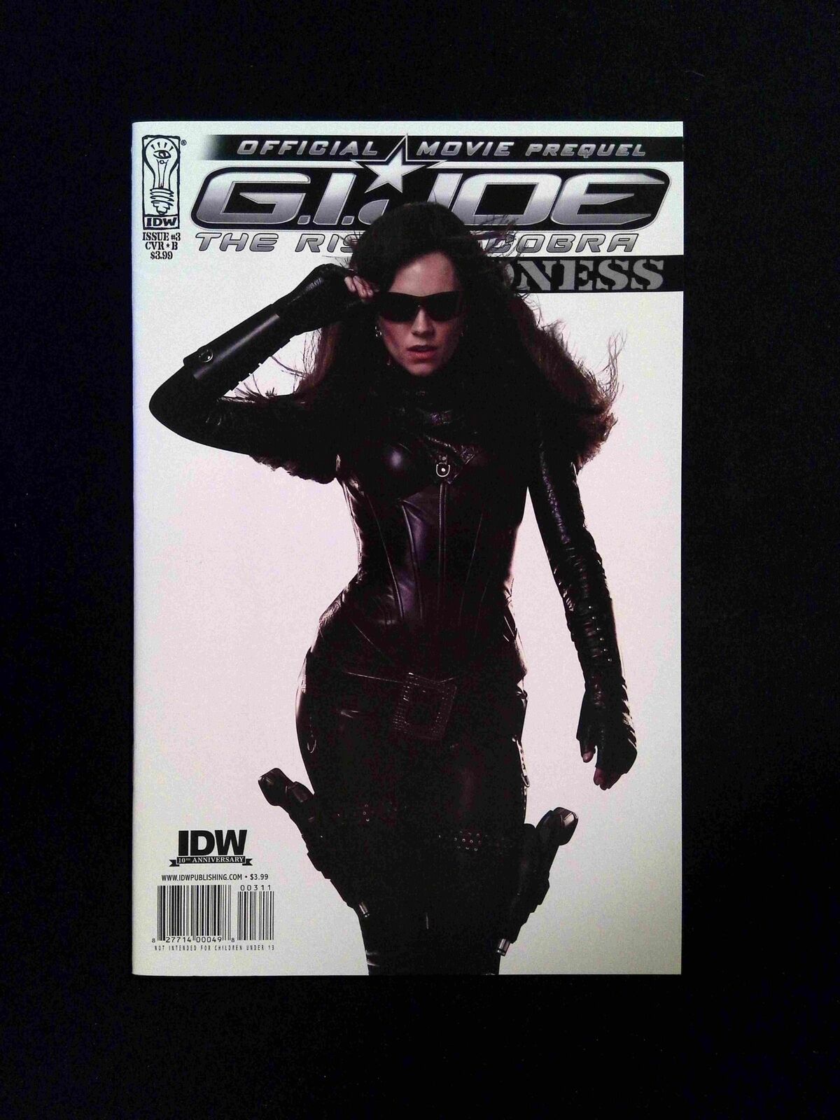 GI Joe Movie Prequel #3B IDW Comics 2009 VF/NM VARIANT COVER
