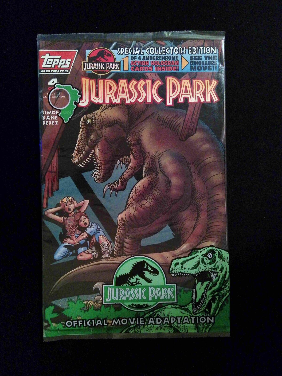 Jurassic Park #4 TOPPS Comics 1993 VF+