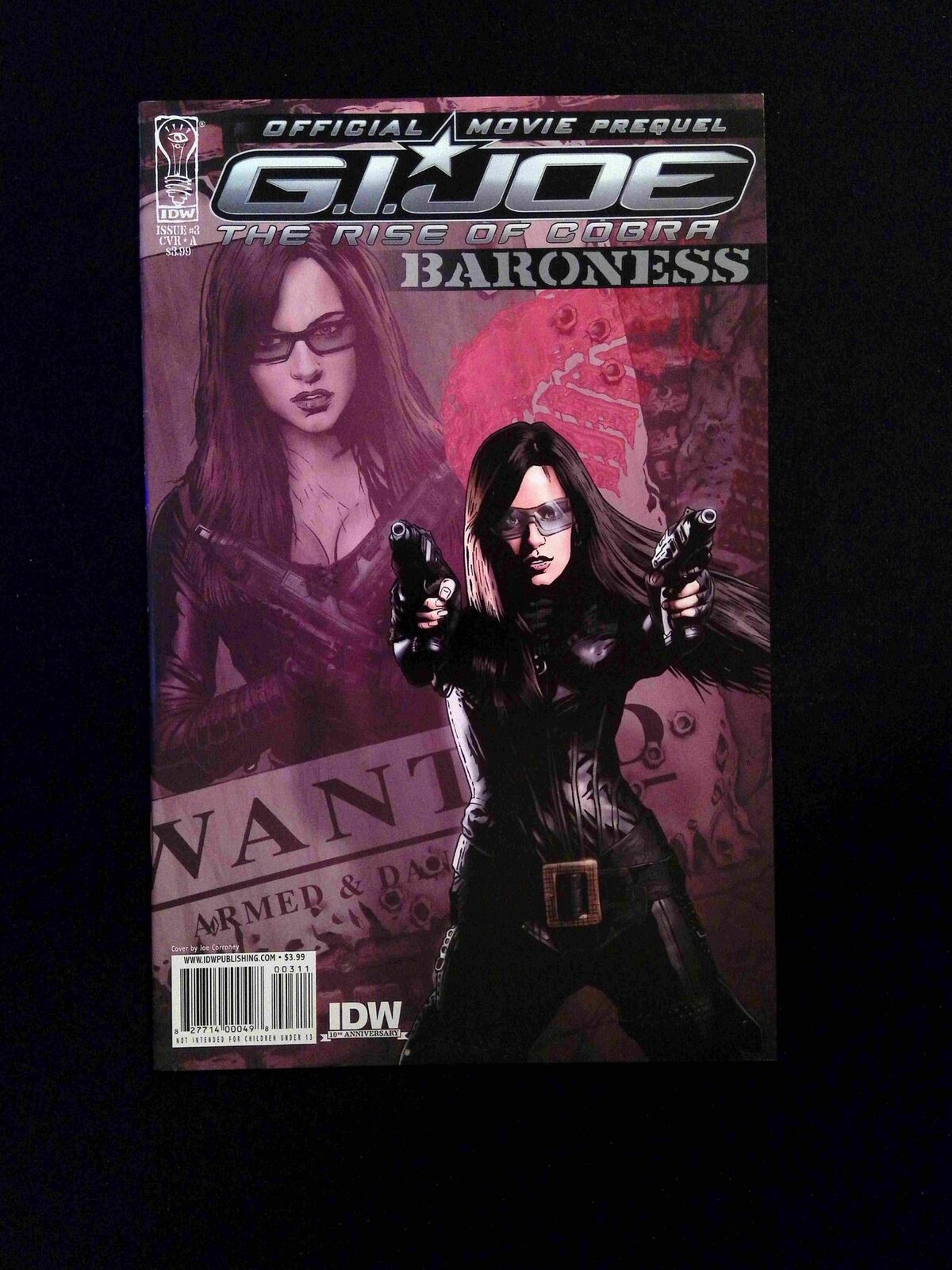 GI Joe Movie Prequel #3 IDW Comics 2009 VF/NM