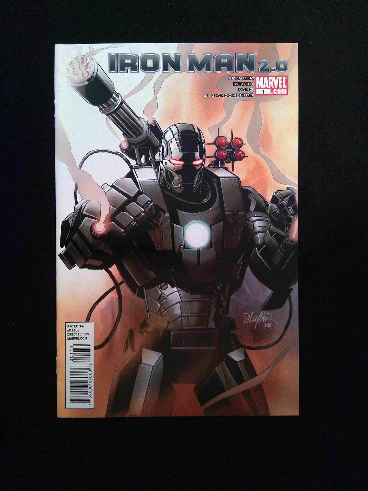 Iron Man 2.0 #1 Marvel Comics 2011 NM+