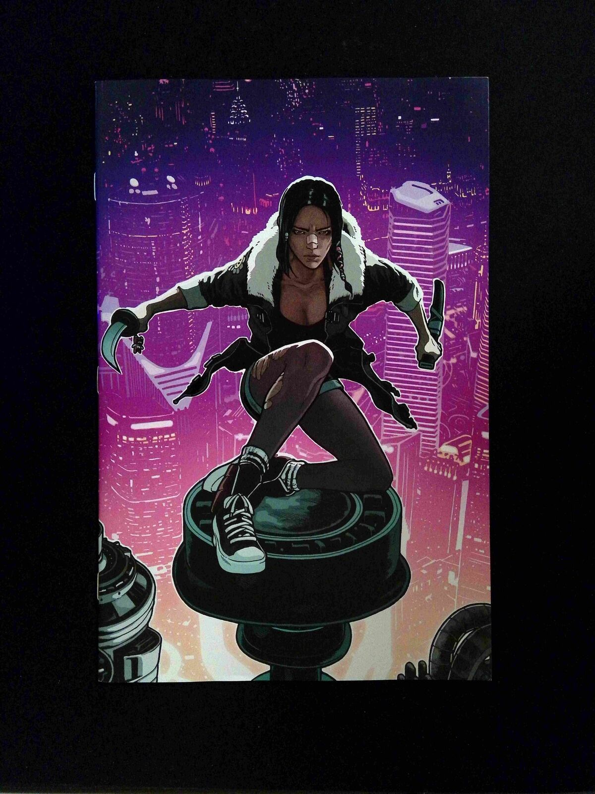 Blade Runner Black Lotus #3D Titan Comics 2022 NM+ Spokes Variant
