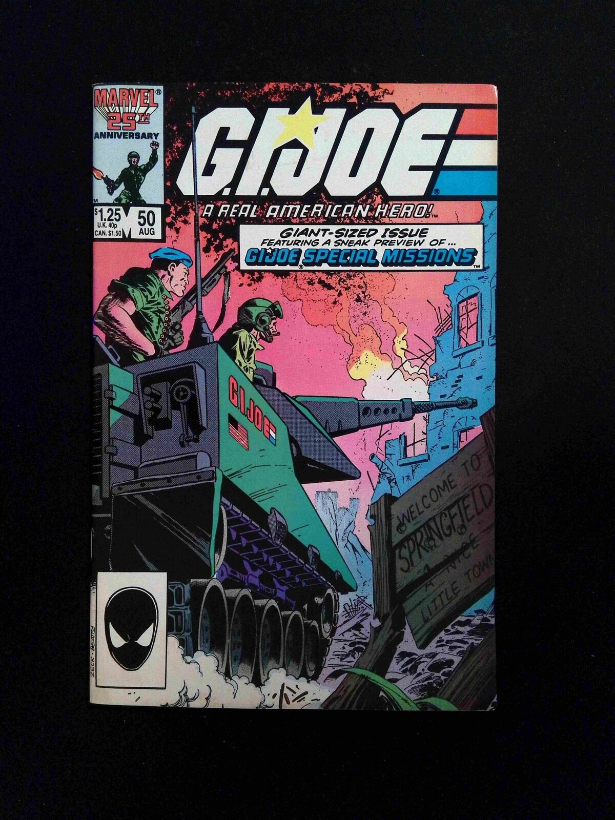 GI Joe #50 MARVEL Comics 1986 VF