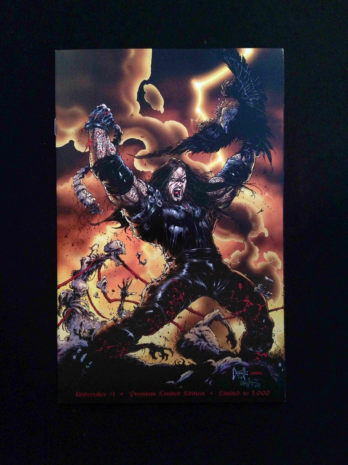 Undertaker #1C Chaos Comics 1999 NM+ Premium Edition Ltd to 5000 copies