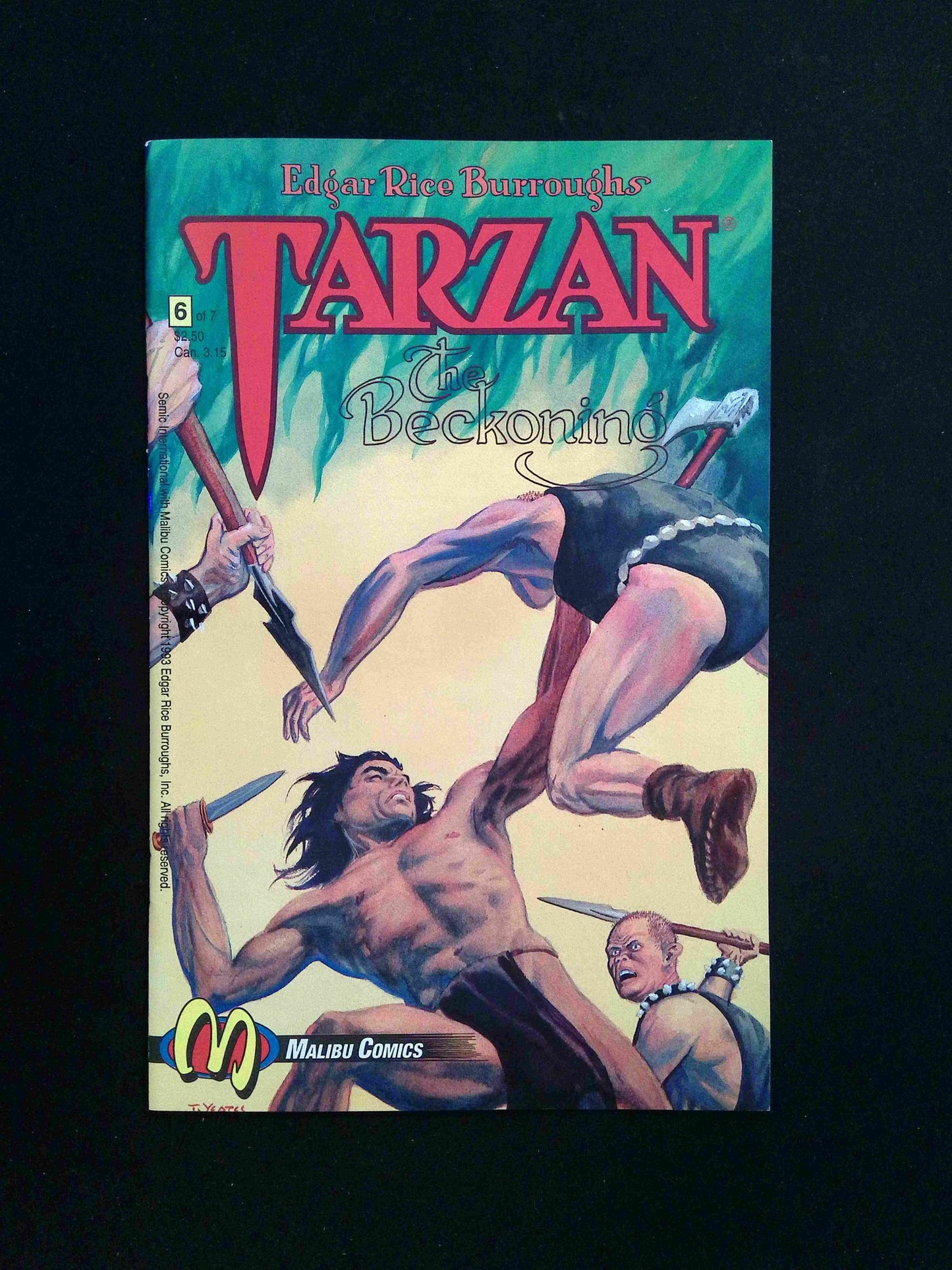 Tarzan The Beckoning #6 Malibu Comics 1993 NM