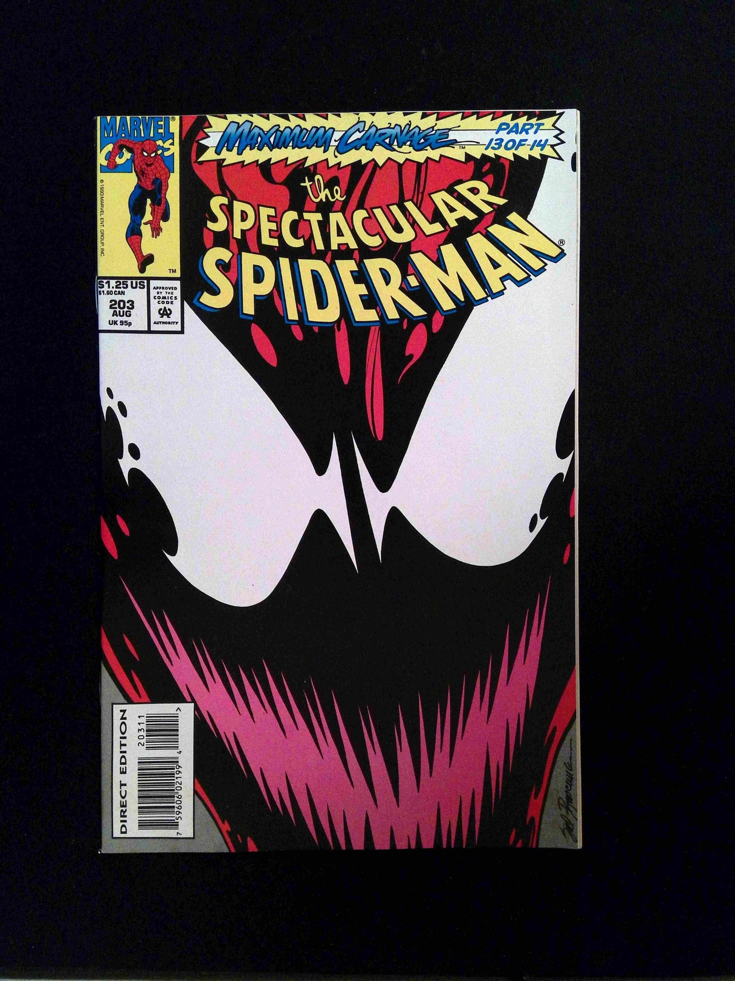 Spectacular Spider-man #203 MARVEL Comics 1993 VF+