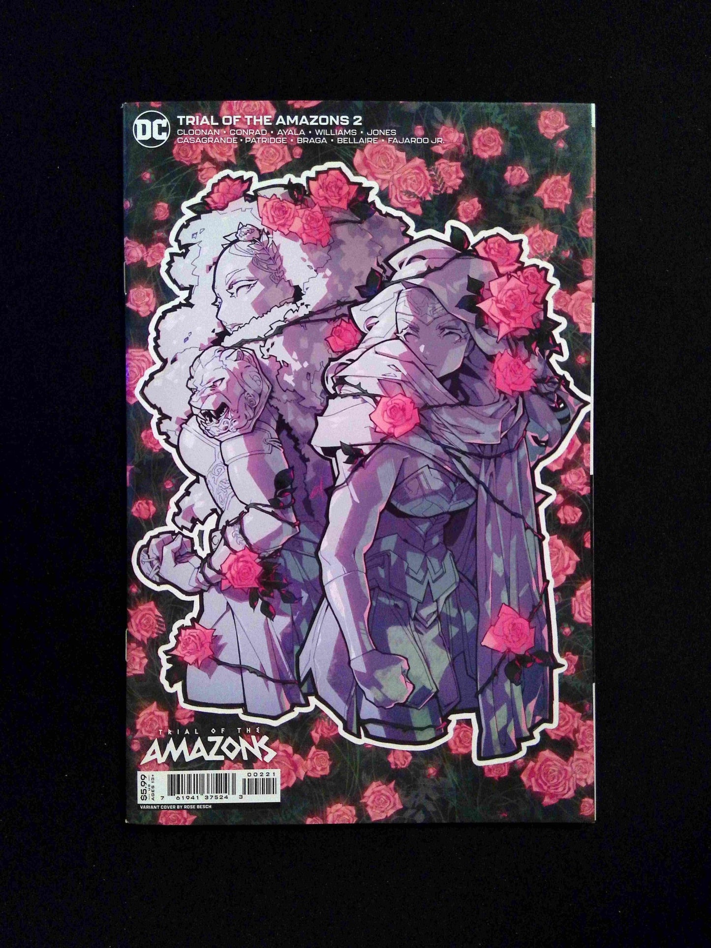 Trial of the Amazons #2B DC Comics 2022 NM+ Besch Variant