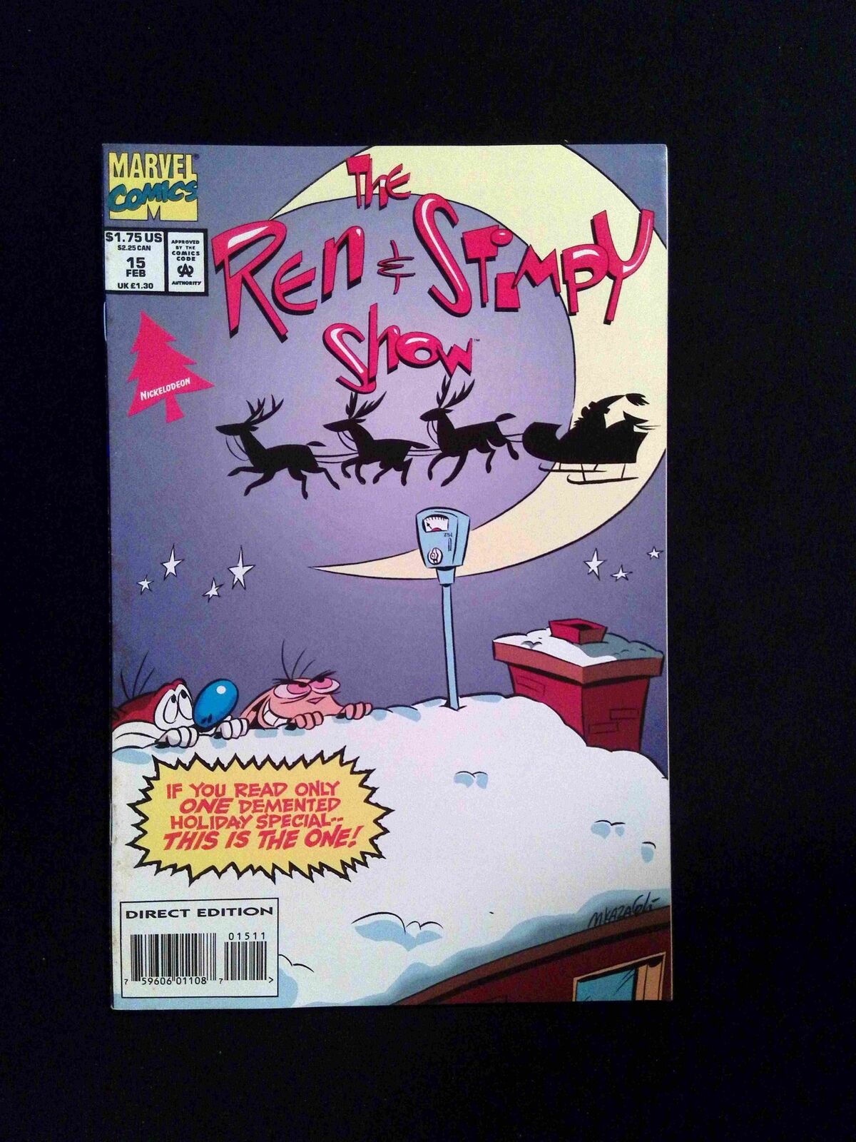 Ren And Stimpy Show #15 Marvel Comics 1994 VF-