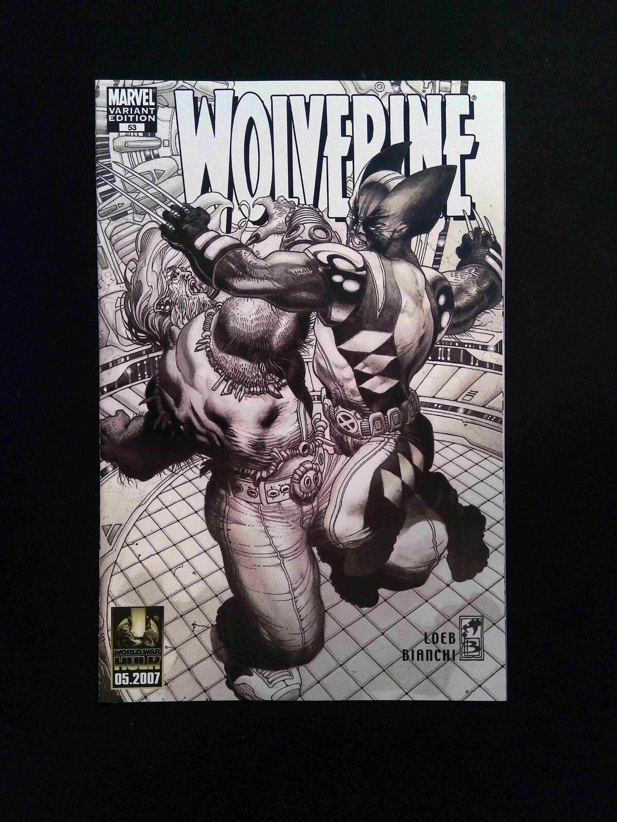Wolverine #53B Marvel Comics 2007 NM- Bianchi Variant