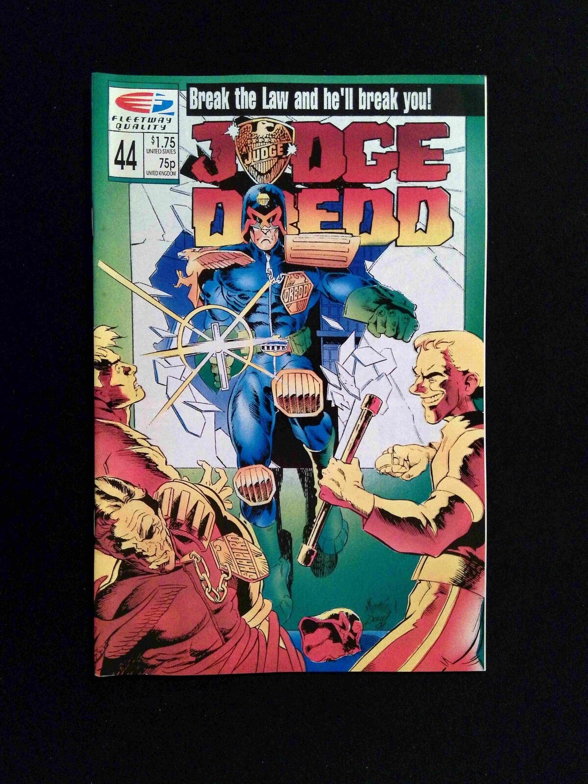 Judge Dredd #44 QUALITY Comics 1990 VF+