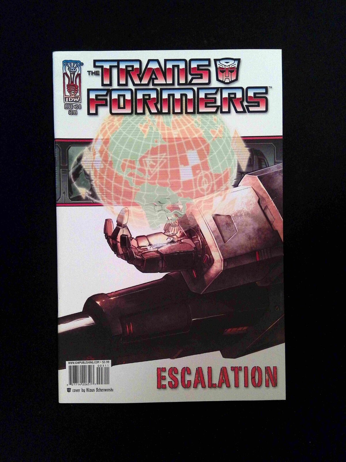 Transformers Escalation #3B IDW Comics 2007 VF+ Scherwinski Variant