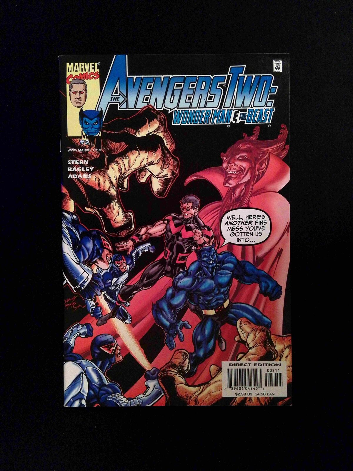Avengers Two Wonder Man and the Beast #2 MARVEL Comics 2000 VF/NM
