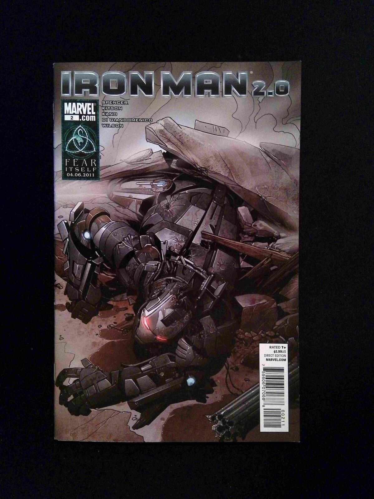 Iron Man 2.0 #2 MARVEL Comics 2011 VF+