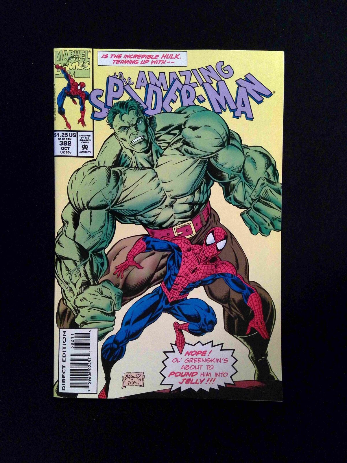 Amazing Spider-Man #382 MARVEL Comics 1993 NM-