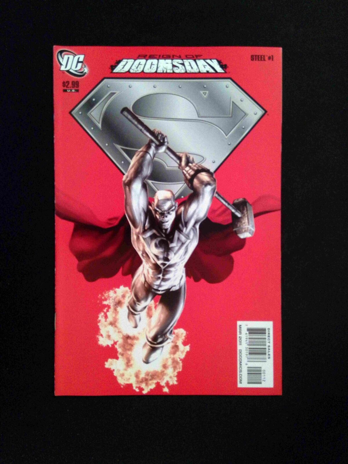 Steel #1B DC Comics 2011 VF GARNER VARIANT