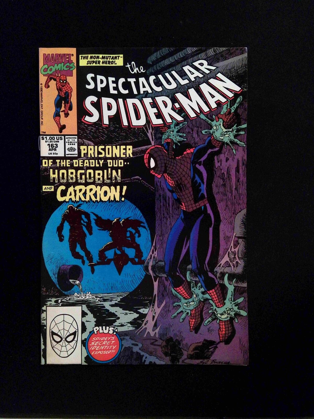 Spectacular Spider-man #163 MARVEL Comics 1990 FN