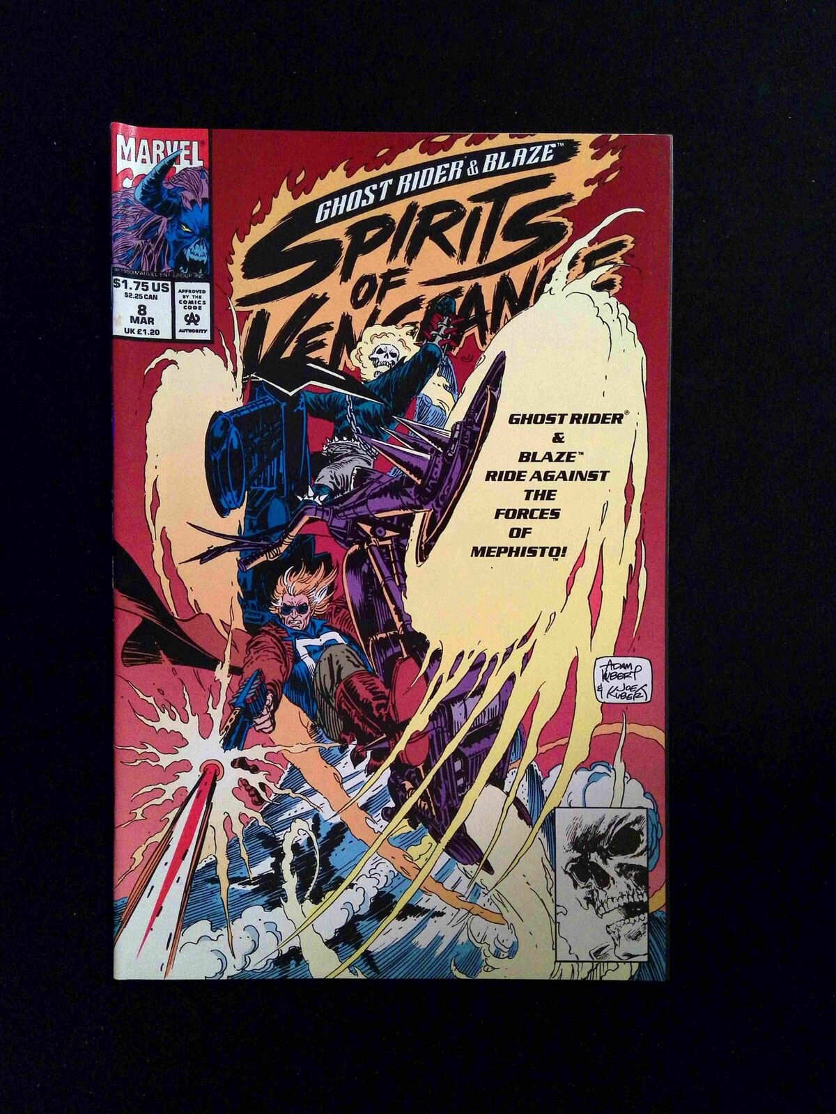 Spirits Of Vengeance #8 MARVEL Comics 1993 VF-