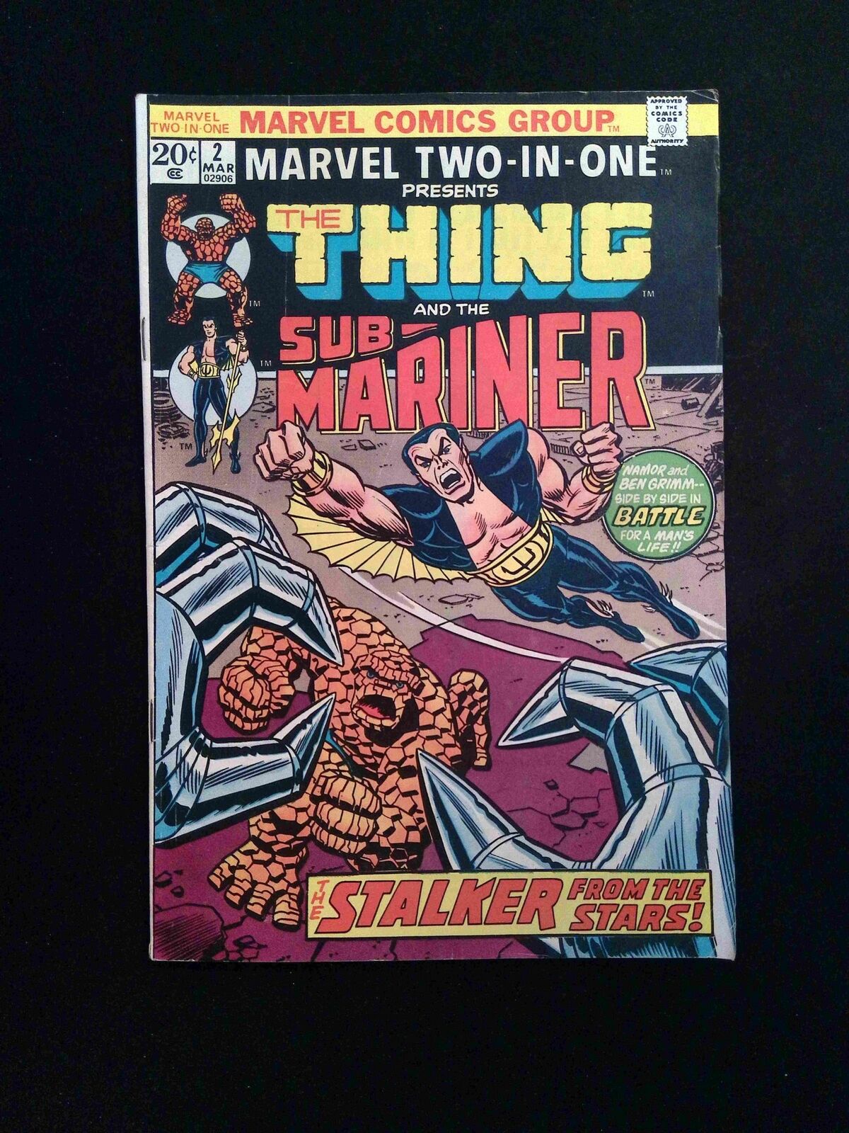 Marvel Two On One #2 Marvel Comics 1974 FN+