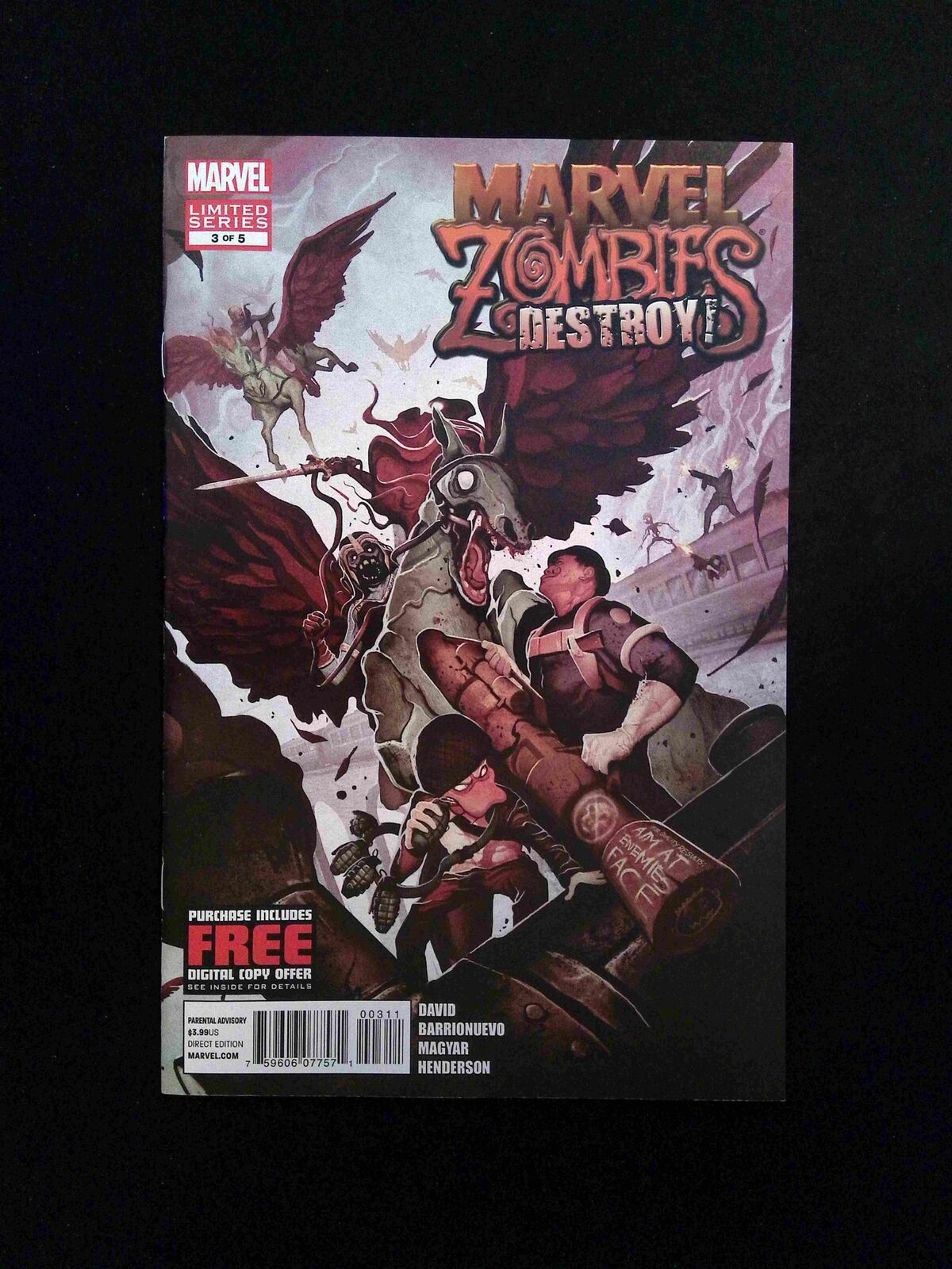 Marvel Zombies Destroy #3 Marvel Comics 2012 VF/NM
