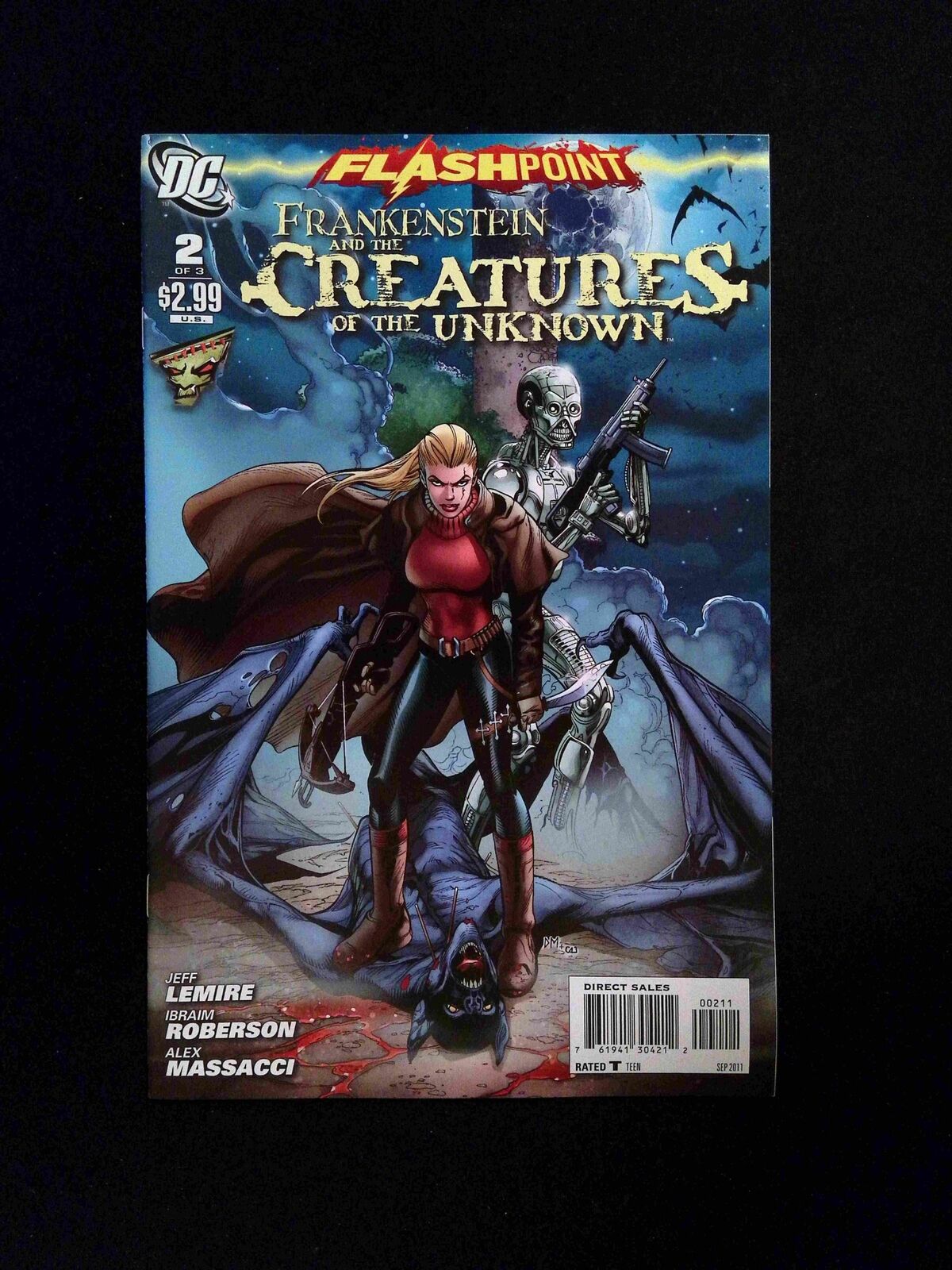 Flashpoint Frankenstein Creatures of the Unknown #2 DC Comics 2011 NM-