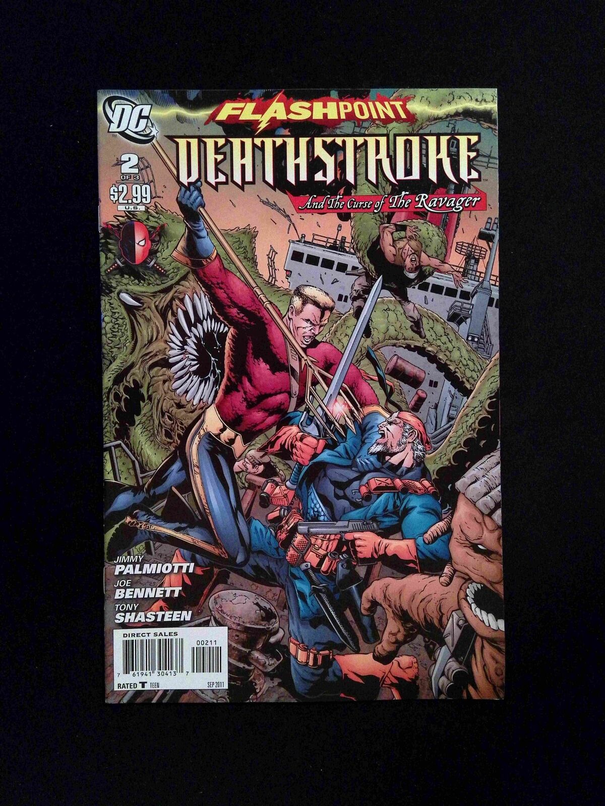Flashpoint Deathstroke and the Curse of the Ravager #2 DC Comics 2011 NM