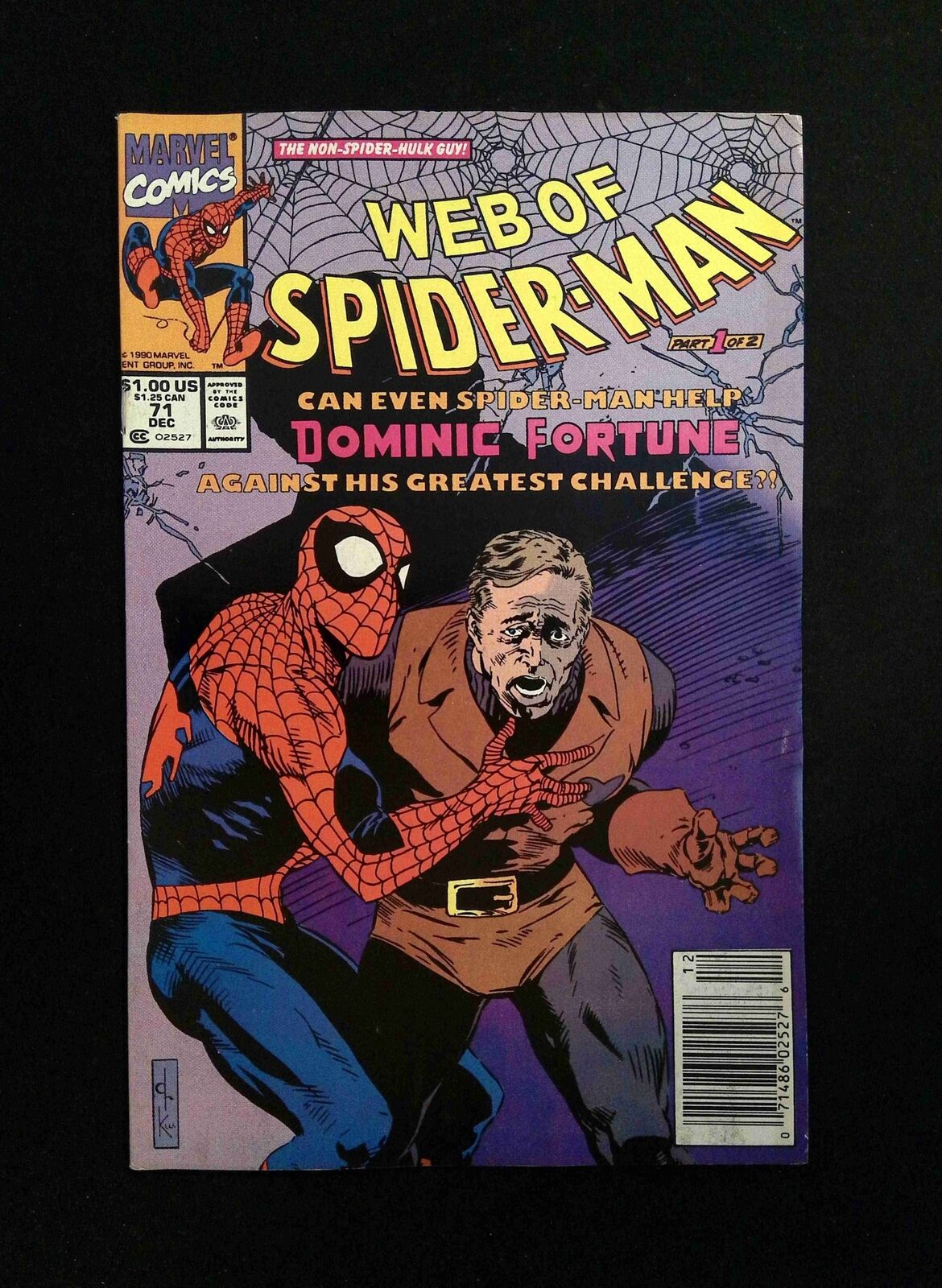 Web of Spider-Man #71 MARVEL Comics 1990 VF- NEWSSTAND