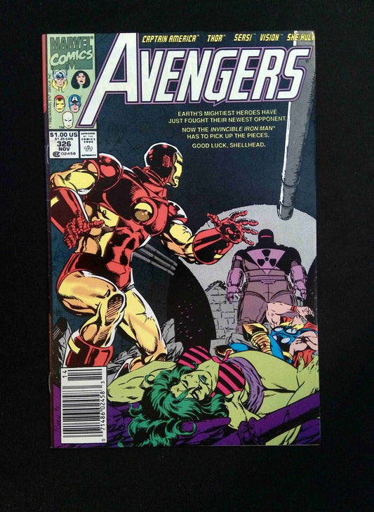 Avengers  #326  MARVEL Comics 1990 VF NEWSSTAND