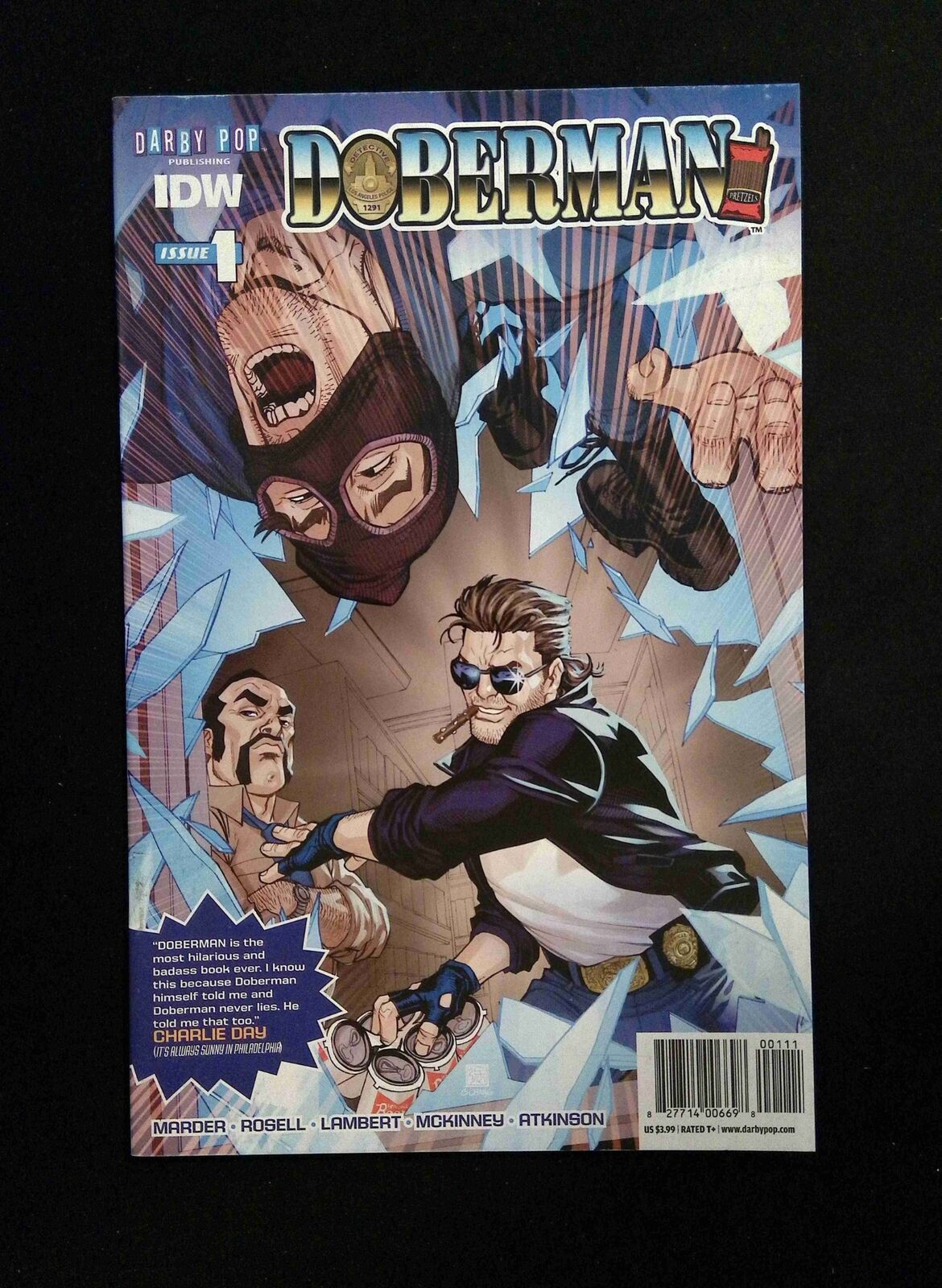 Doberman #1 IDW Comics 2015 VF/NM
