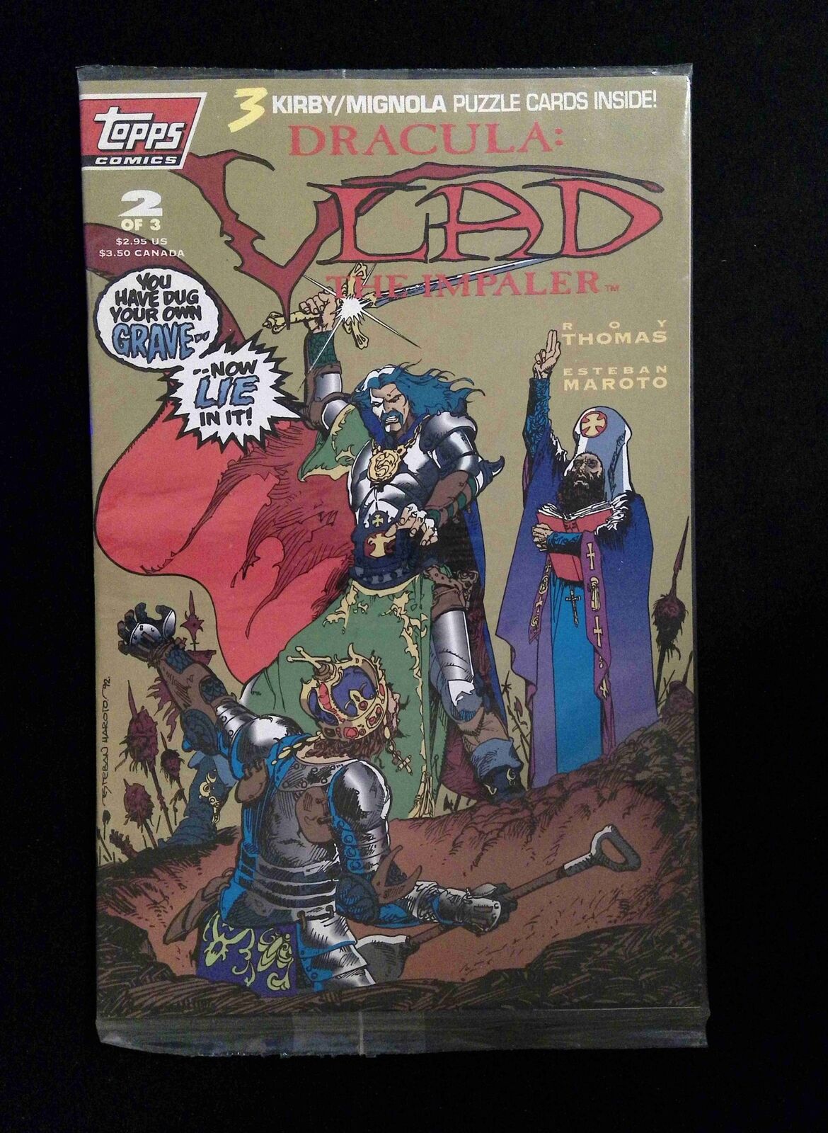 Dracula Vlad the Impaler #2 TOPPS Comics 1993 VF/NM