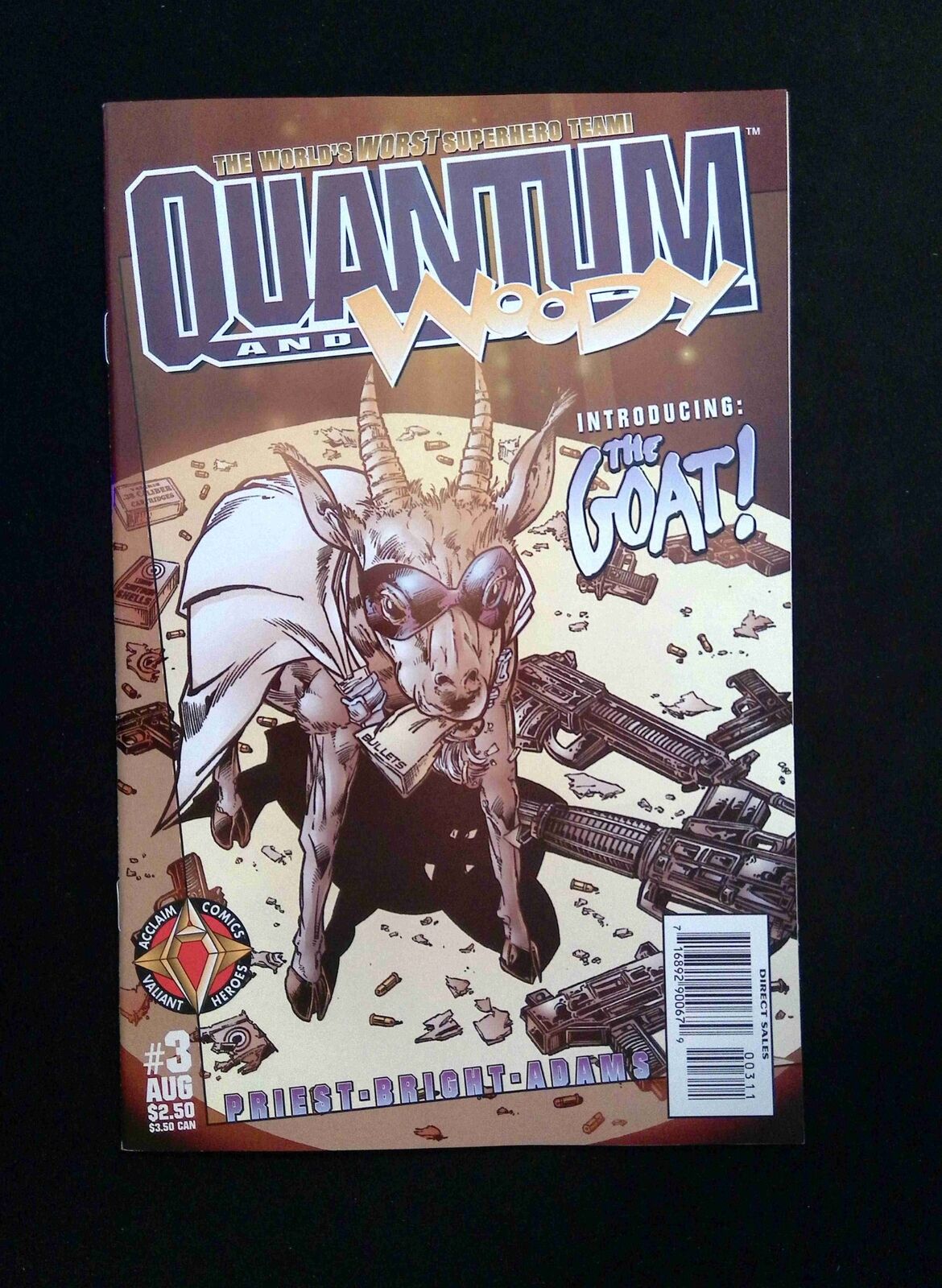Quantum And Woody #3 ACCLAIM Comics 1997 NM