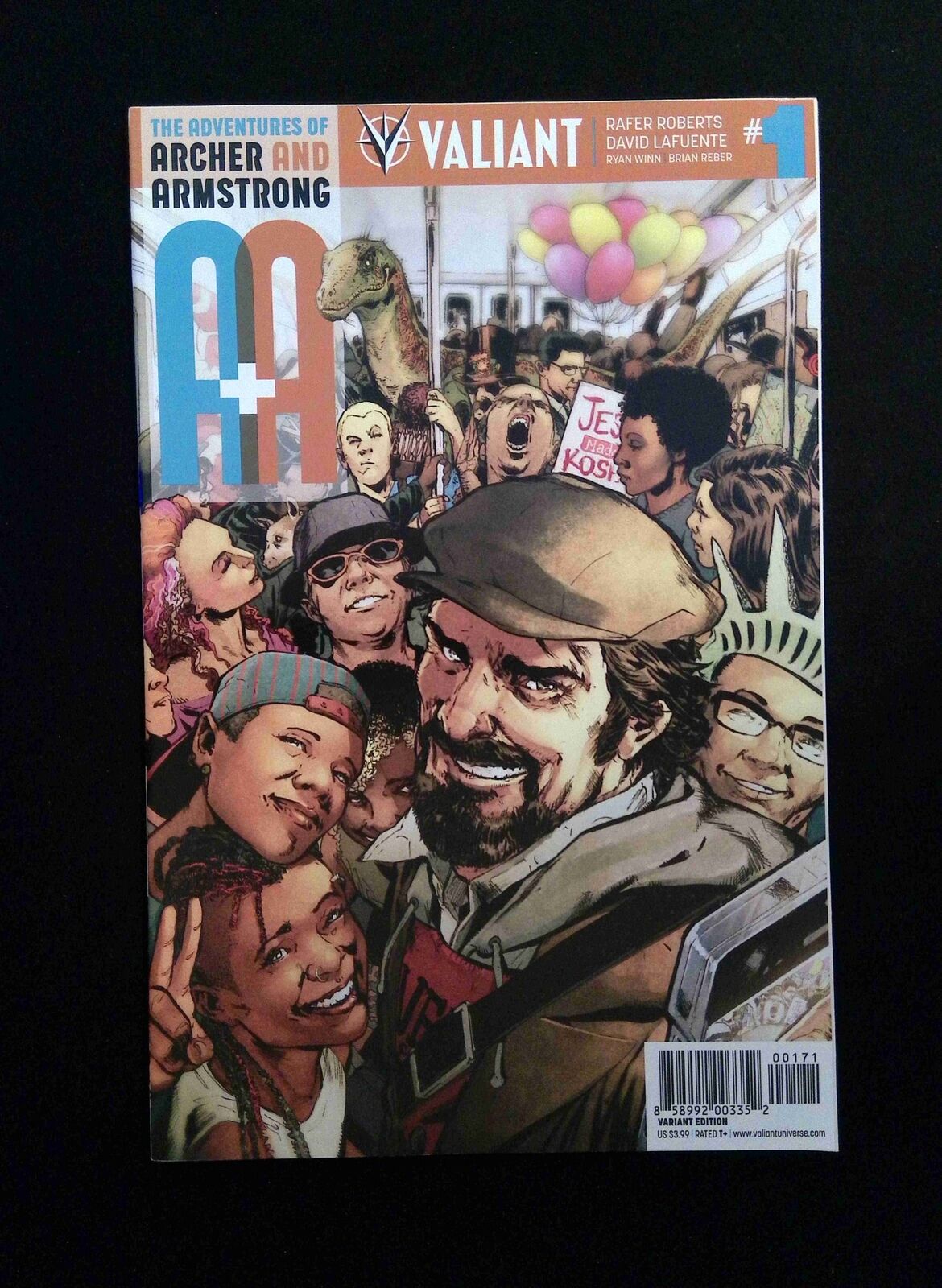 A and A Archer and Armstrong #1G VALIANT Comics 2016 VF/NM JIMENEZ VARIANT