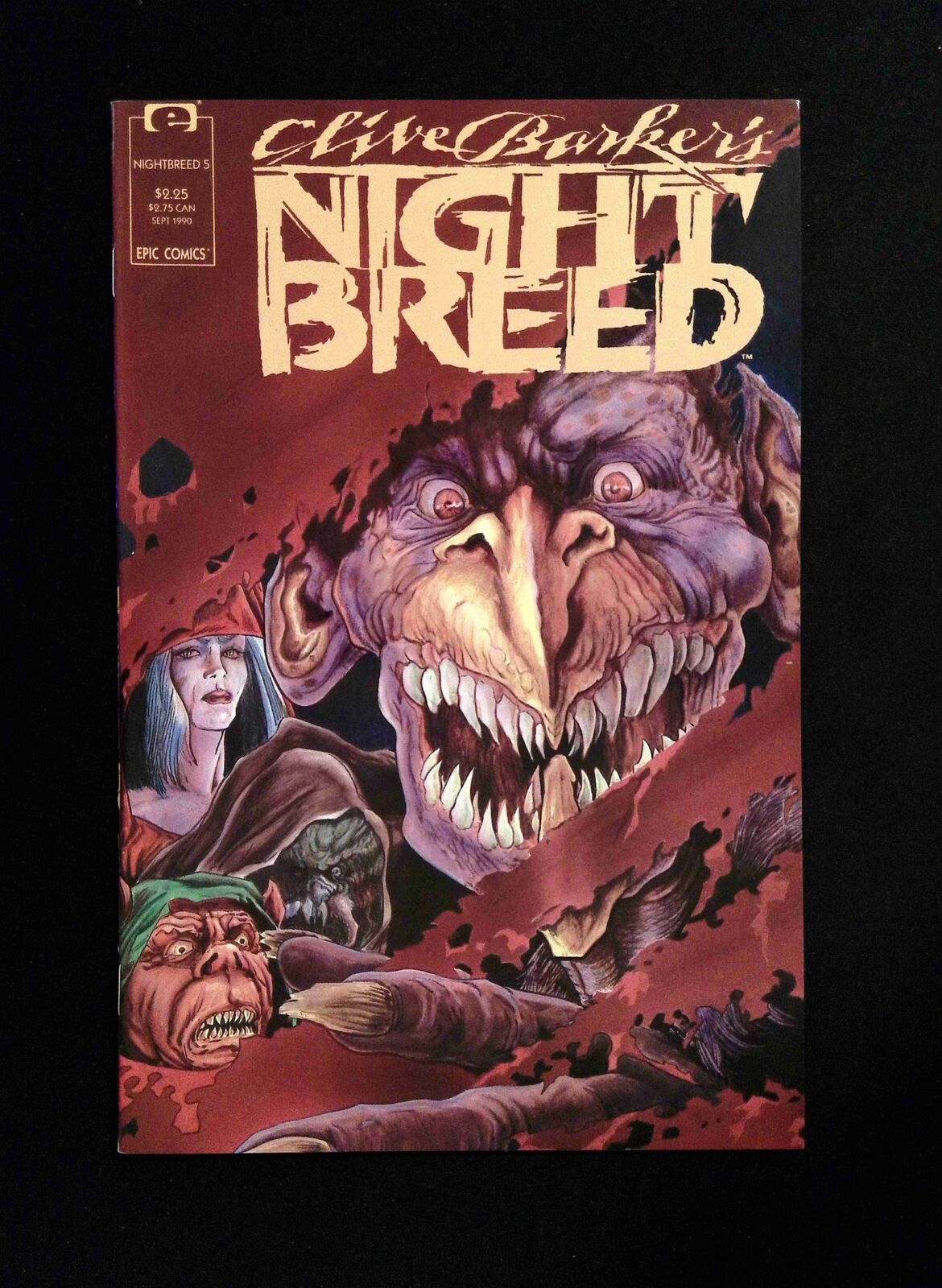 Nightbreed Clive Barker #5 MARVEL Comics 1990 NM