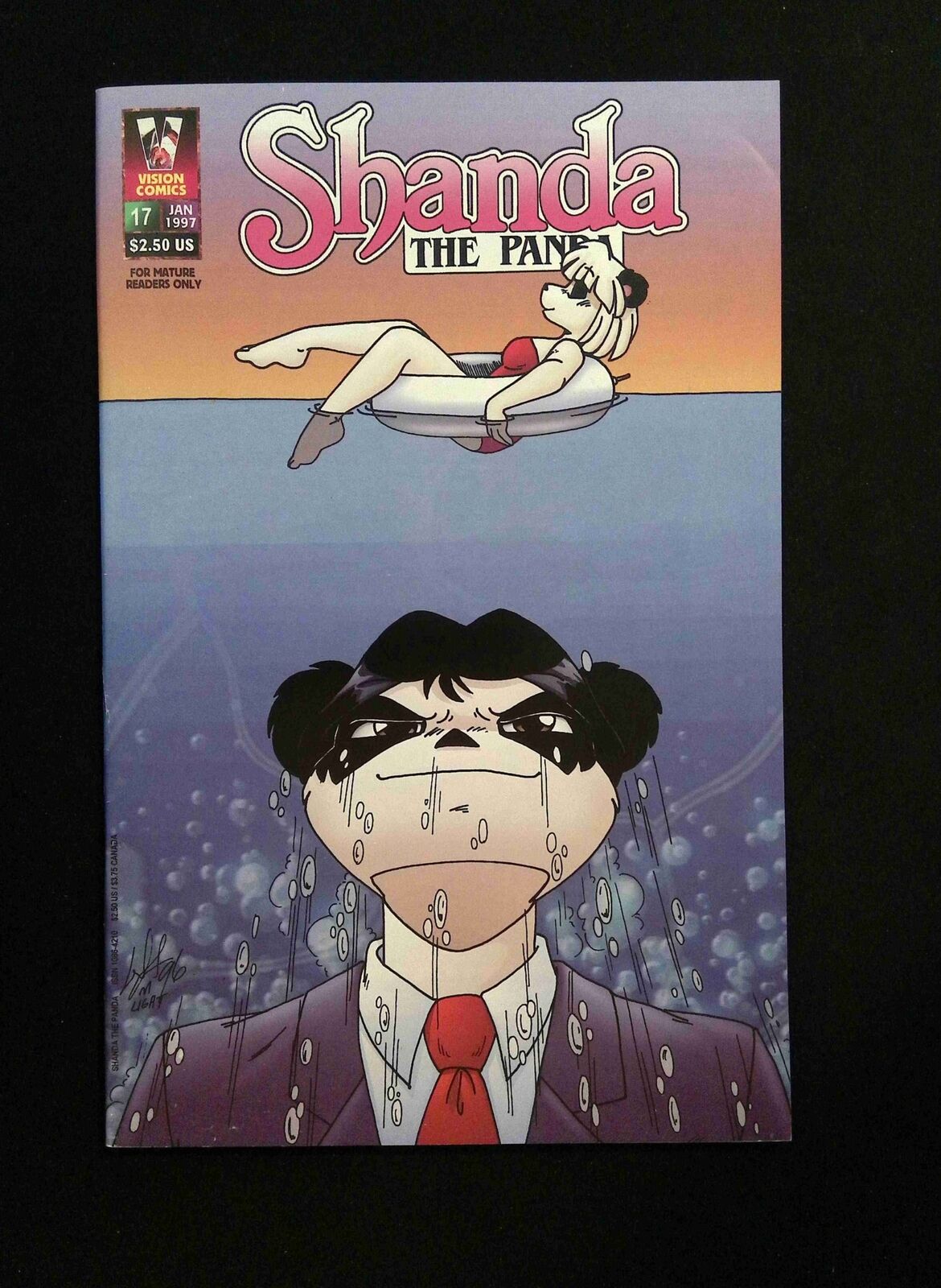 Shanda the Panda #17 ANTARTICTIC PRESS Comics 1997 VF+