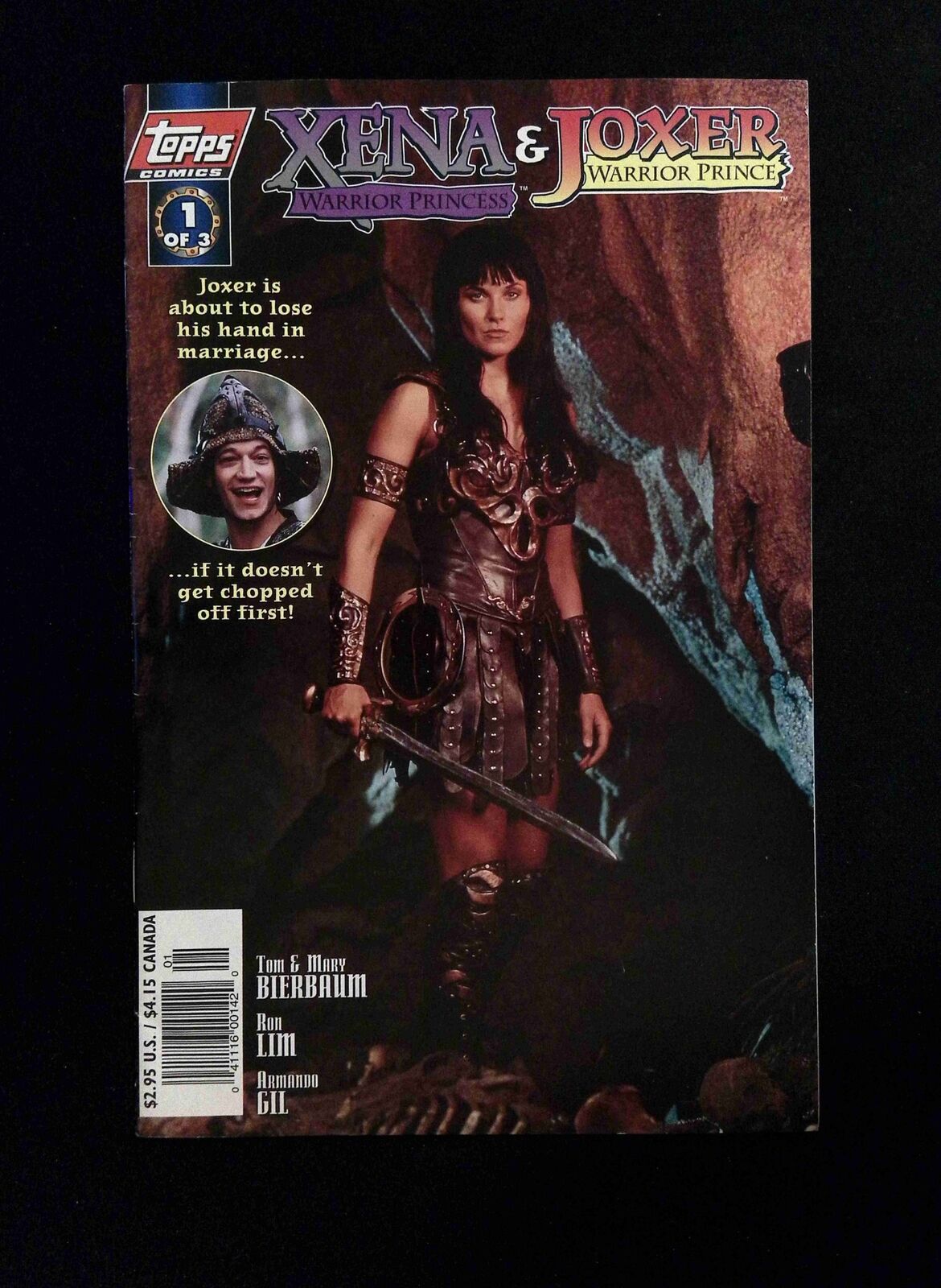 Xena Warrior Prncess Joxer Warrior Prince #1AU TOPPS 1997 VF- NEWSSTAND