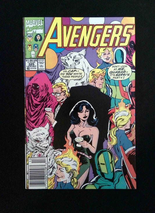 Avengers  #325  MARVEL Comics 1990 VF NEWSSTAND