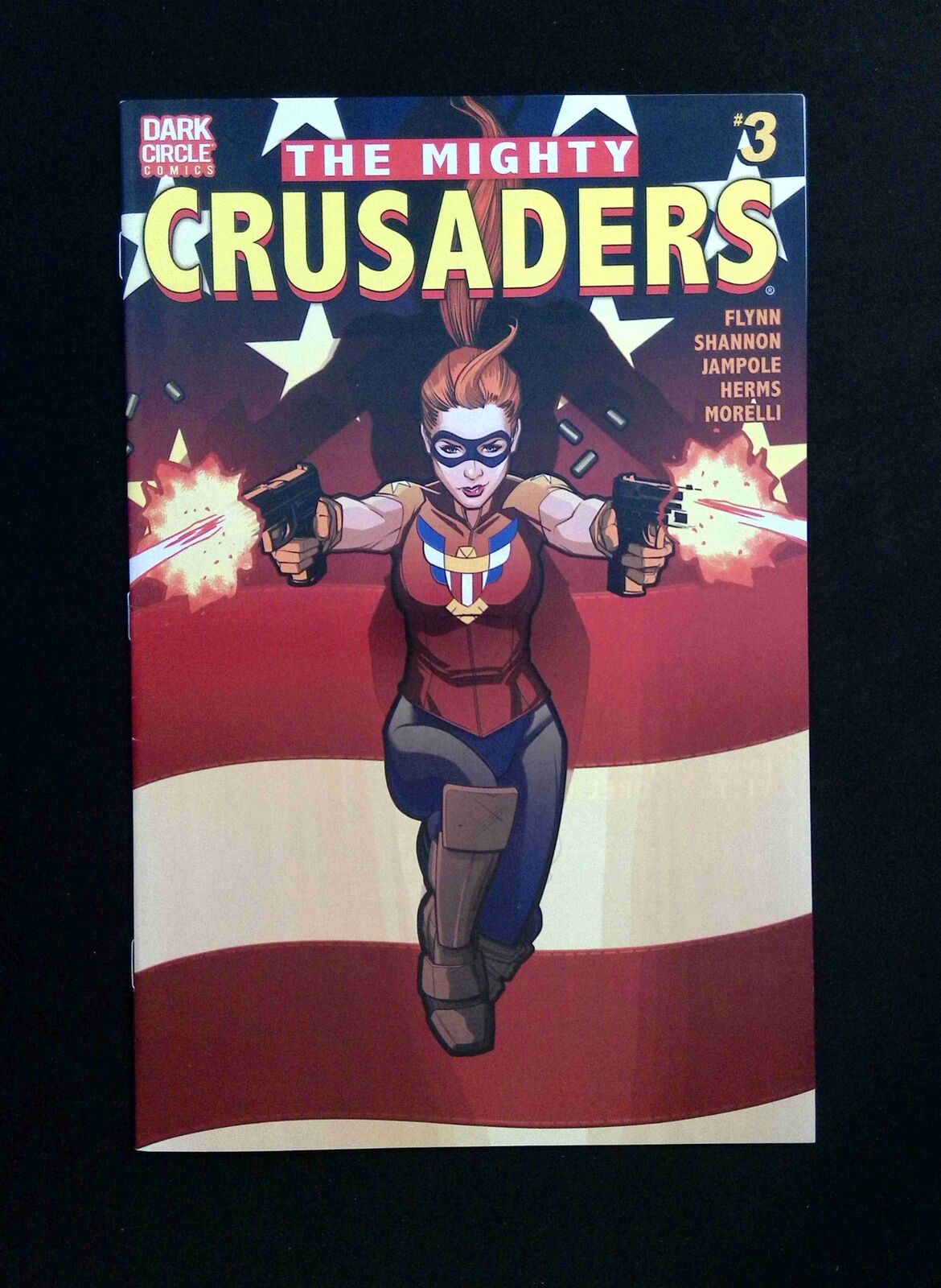 Mighty Crusaders #3C DARK CIRCLE Comics 2018 VF+ VARIANT COVER