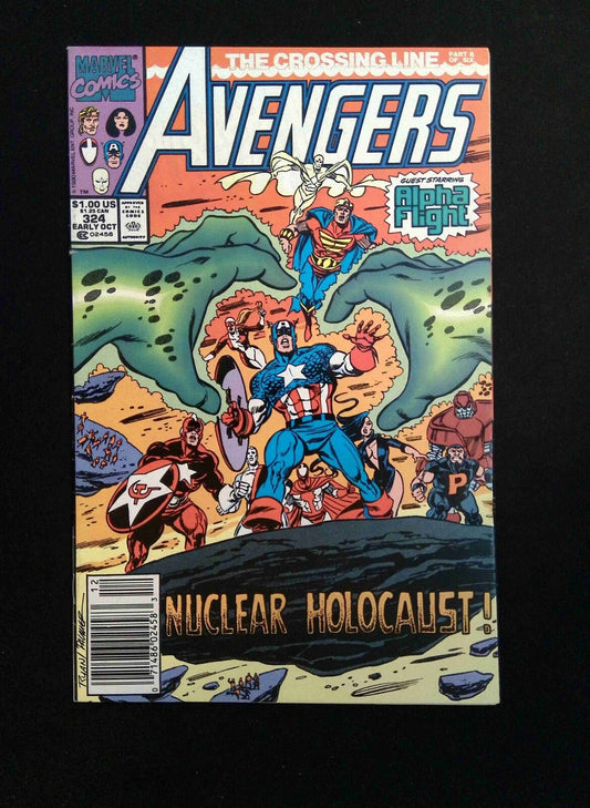 Avengers  #324  MARVEL Comics 1990 VF NEWSSTAND