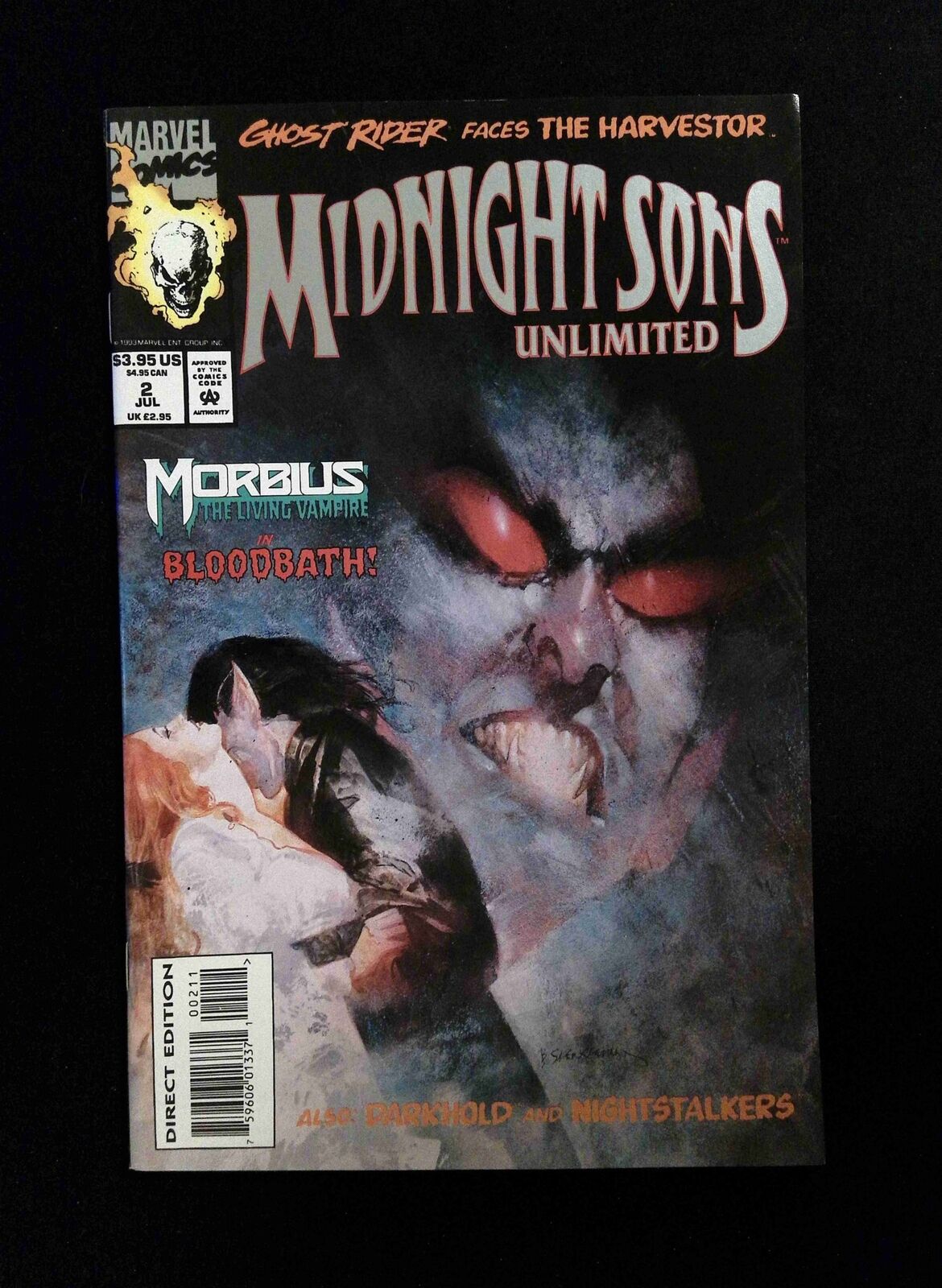 Midnight Sons Unlimited #2 MARVEL Comics 1993 VF/NM