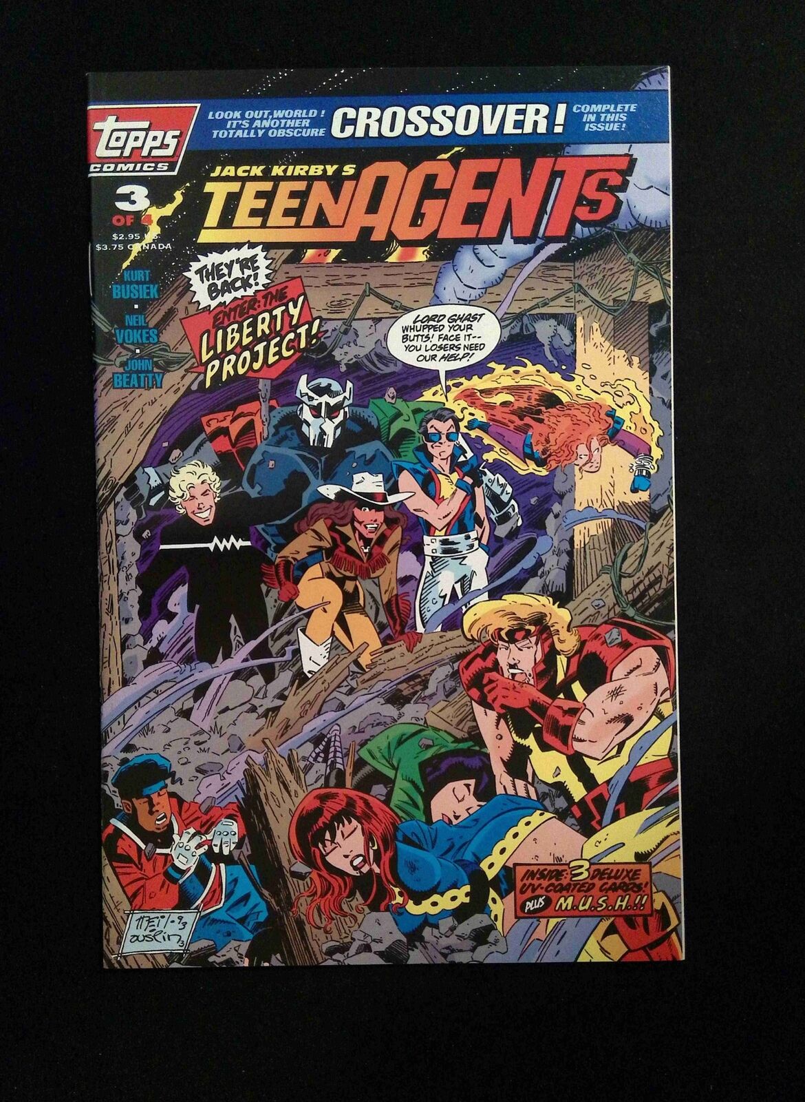 Jack Kirby's Teenagents #3 TOPPS Comics 1993 NM