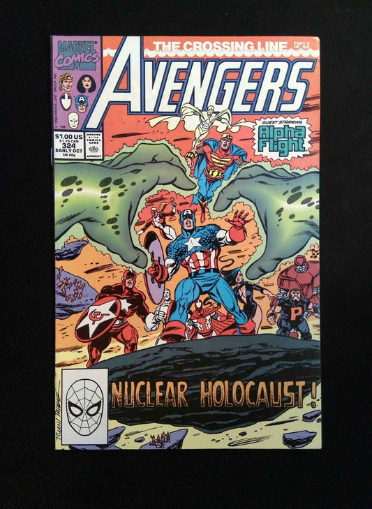 Avengers  #324  MARVEL Comics 1990 VF+