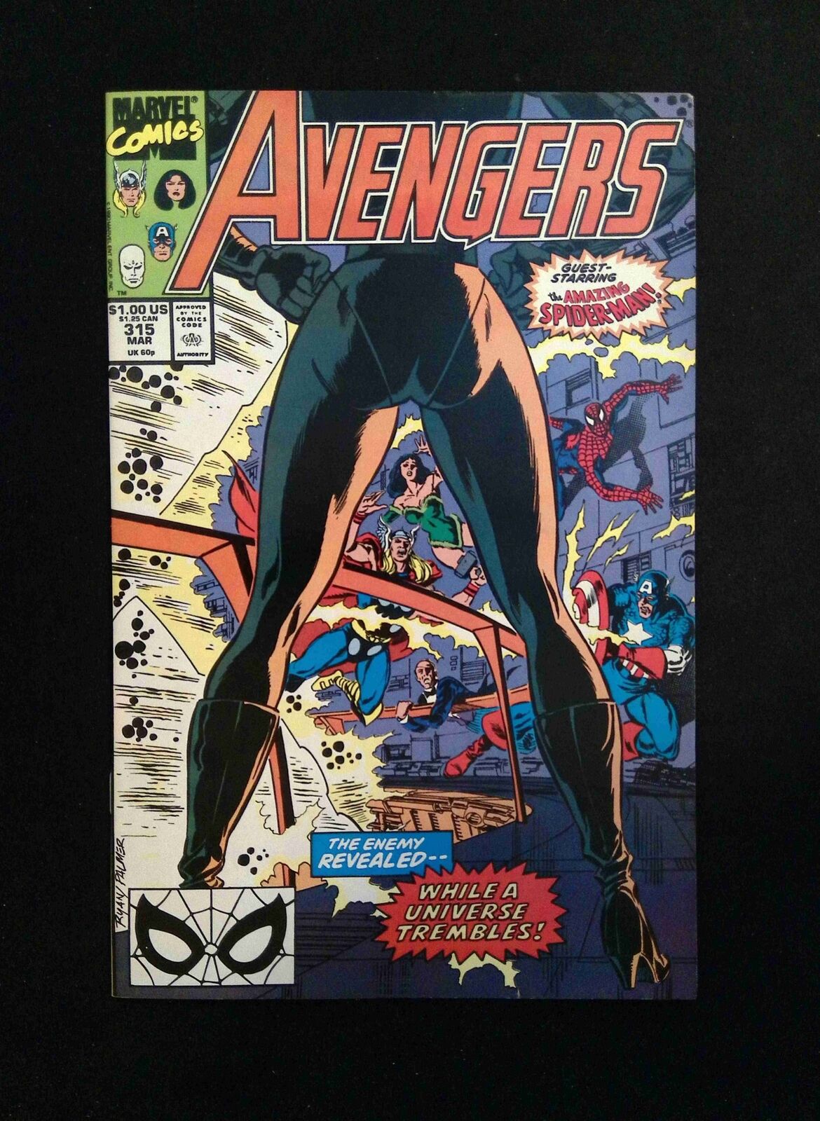 Avengers #315 MARVEL Comics 1990 VF+