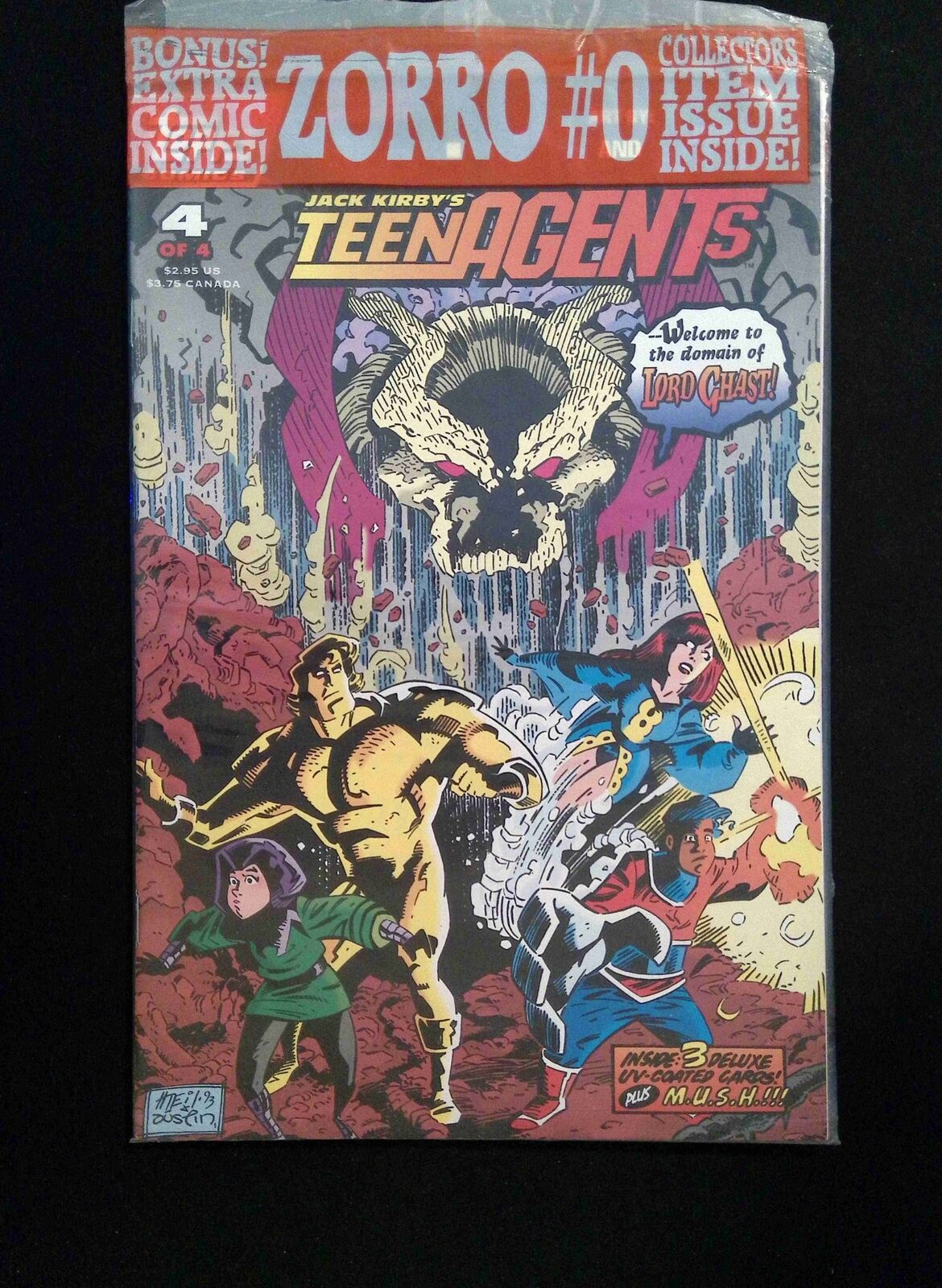 Jack Kirby's Teenagents #4 TOPPS Comics 1993 NM-