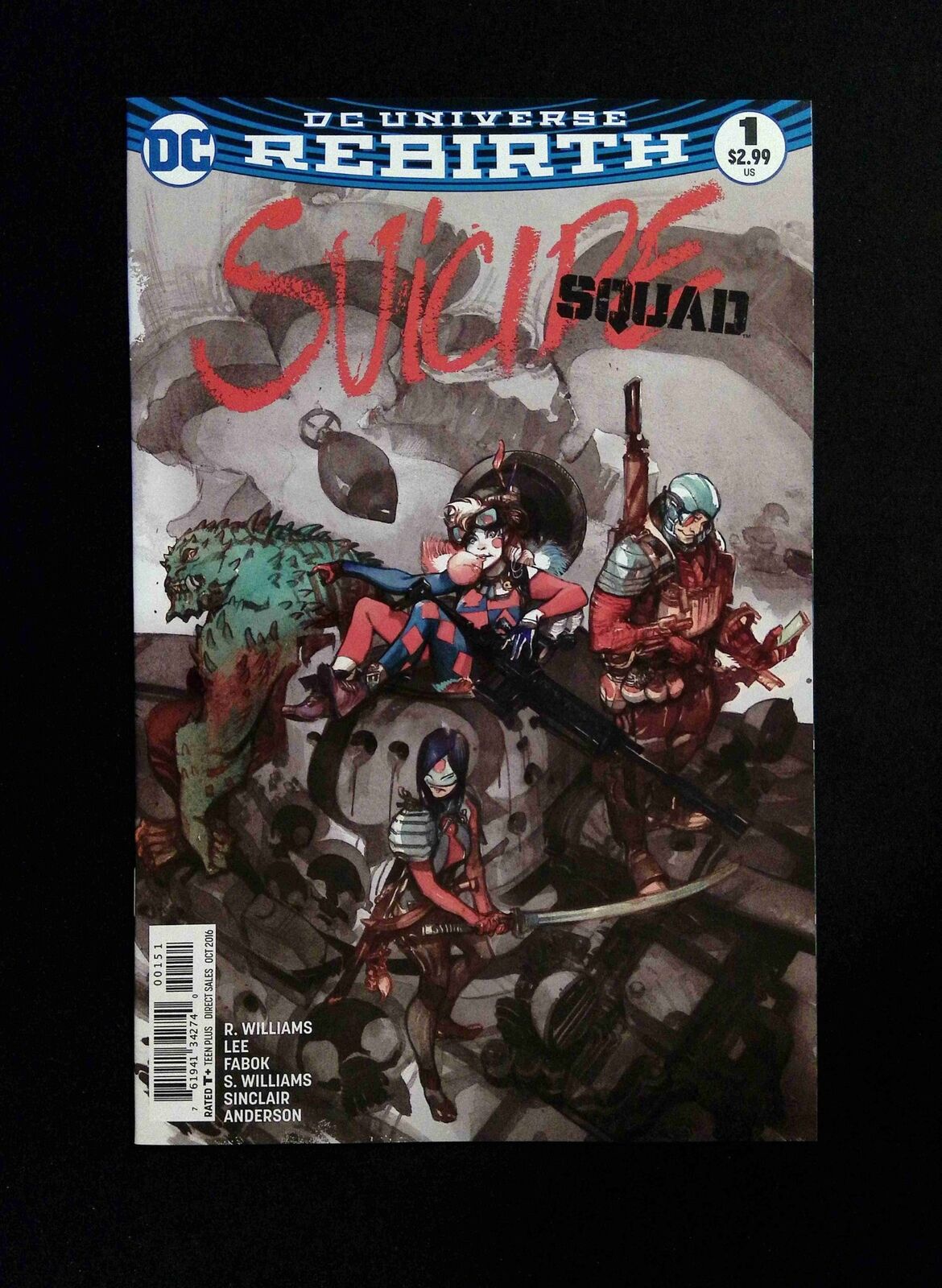 Suicide Squad #1 (2ND SERIES) MARVEL Comics 2016 NM VARIANT COVER