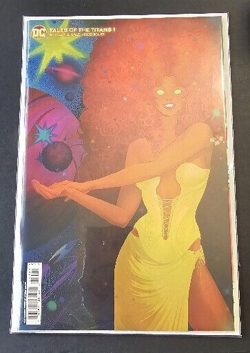 TALES OF THE TITANS #1 DC 2023 1:50 FATIMA WAJID VARIANT NM 9.8 CGC Candidate