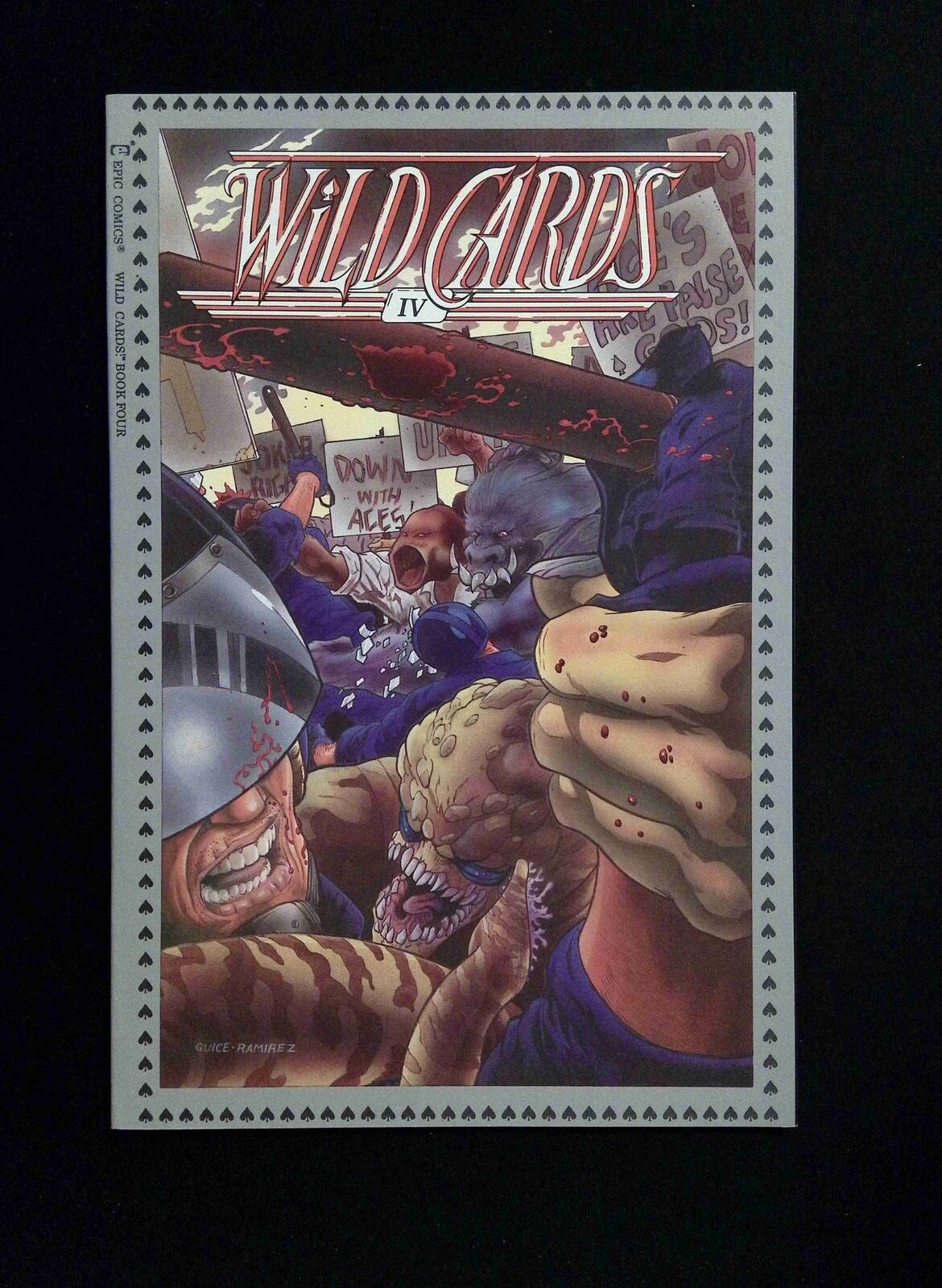 Wild Cards #4 MARVEL-EPIC Comics 1990 NM+