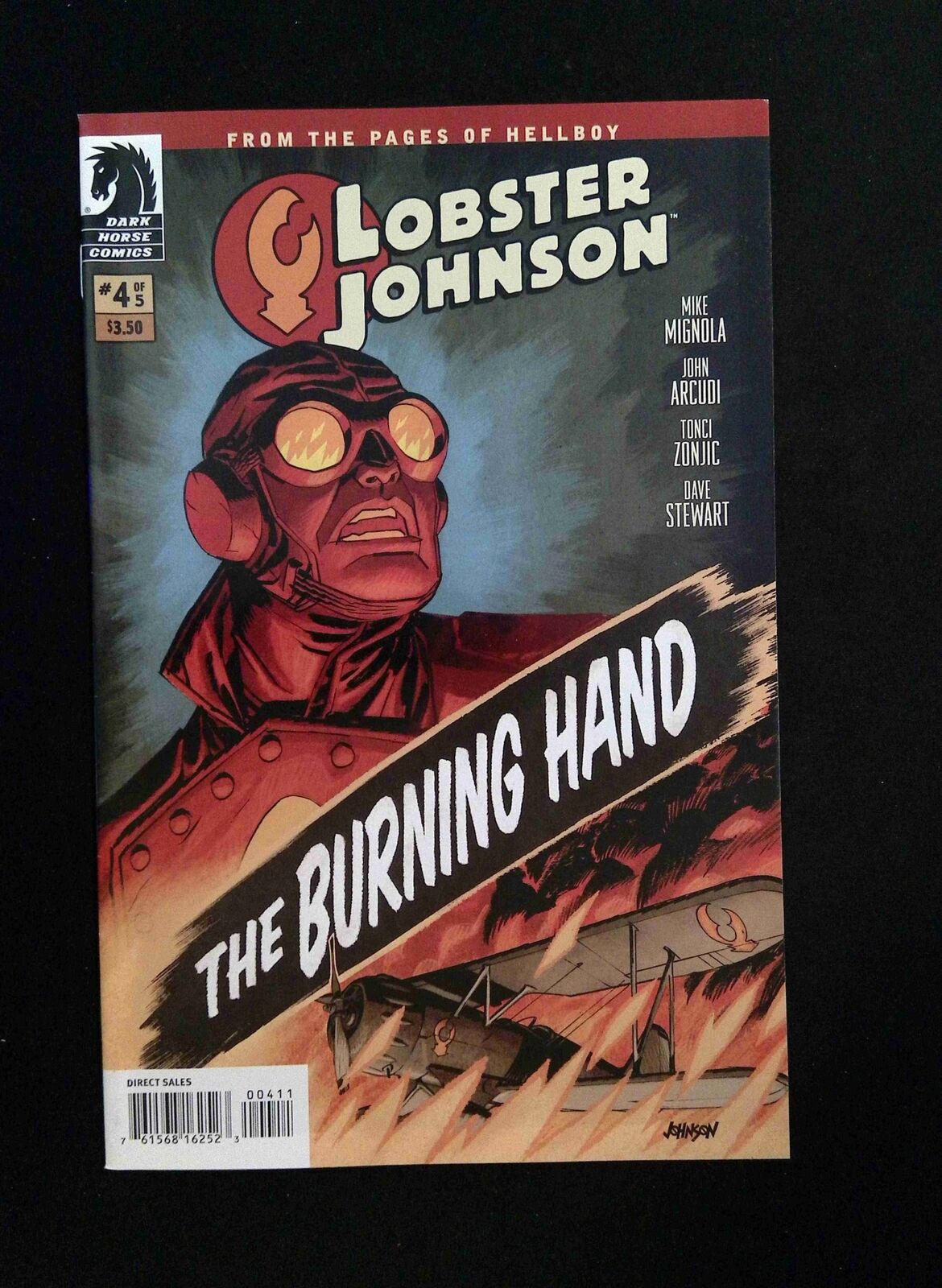 Lobster Johnson The Burning Hand #4 DARK HORSE Comics 2012 VF+