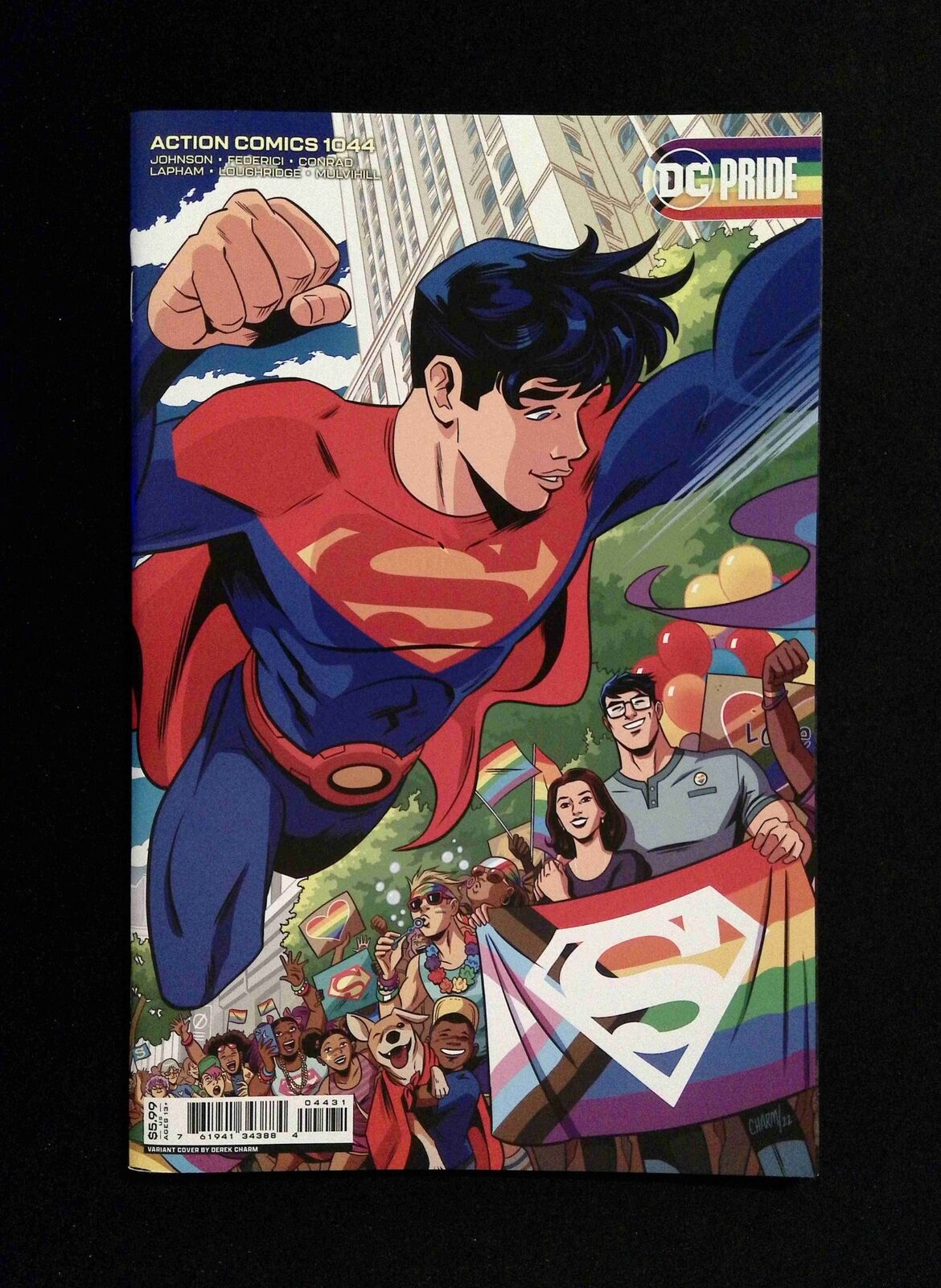 Action Comics #1044C (3rd Series) DC Comics 2022 NM+ Charm Variant